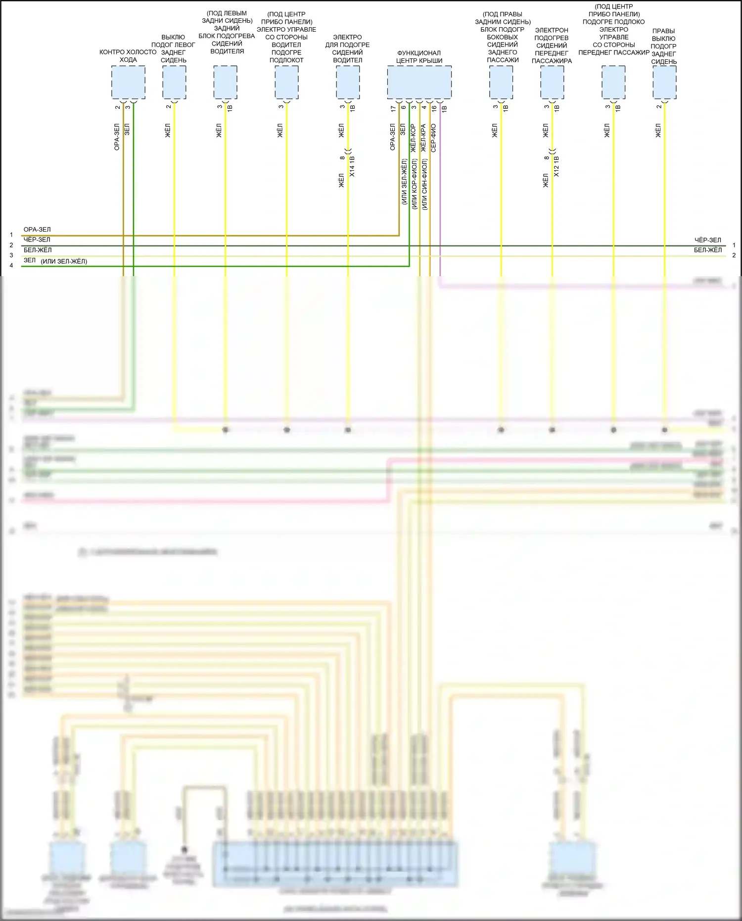 X5 BMW G18 (2022-2023): Электросхема шины высокого/низкого уровня (6 из 10) 