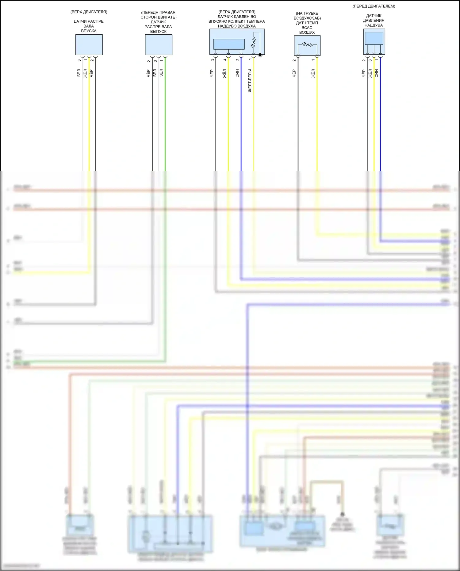 X5 BMW G18 (2022-2023): Электросхема двигателя 3.0l turbo hybrid (2 из 12) 
