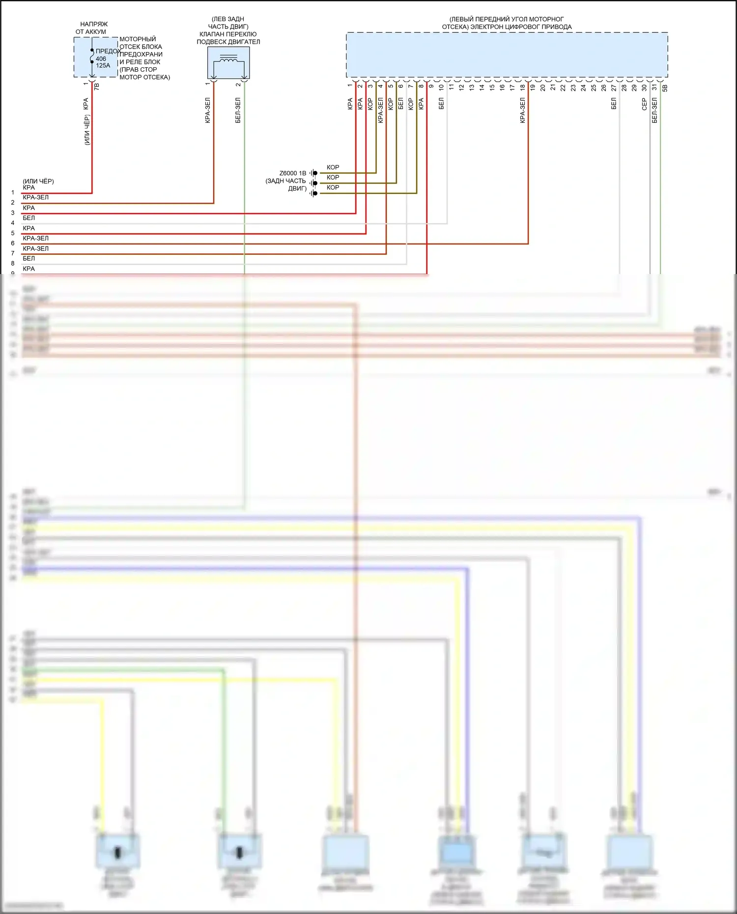 X5 BMW G18 (2022-2023): Электросхема двигателя 3.0l turbo hybrid (4 из 12) 