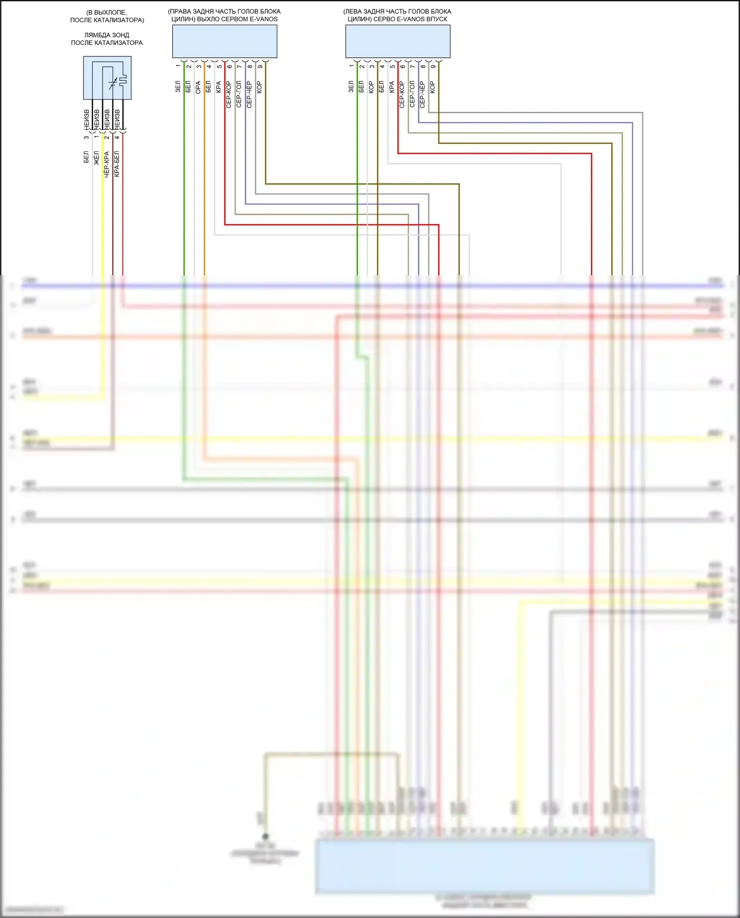 X5 BMW G18 (2022-2023): Электросхема двигателя 3,0л турбо, позднего выпуска (2 из 9) 
