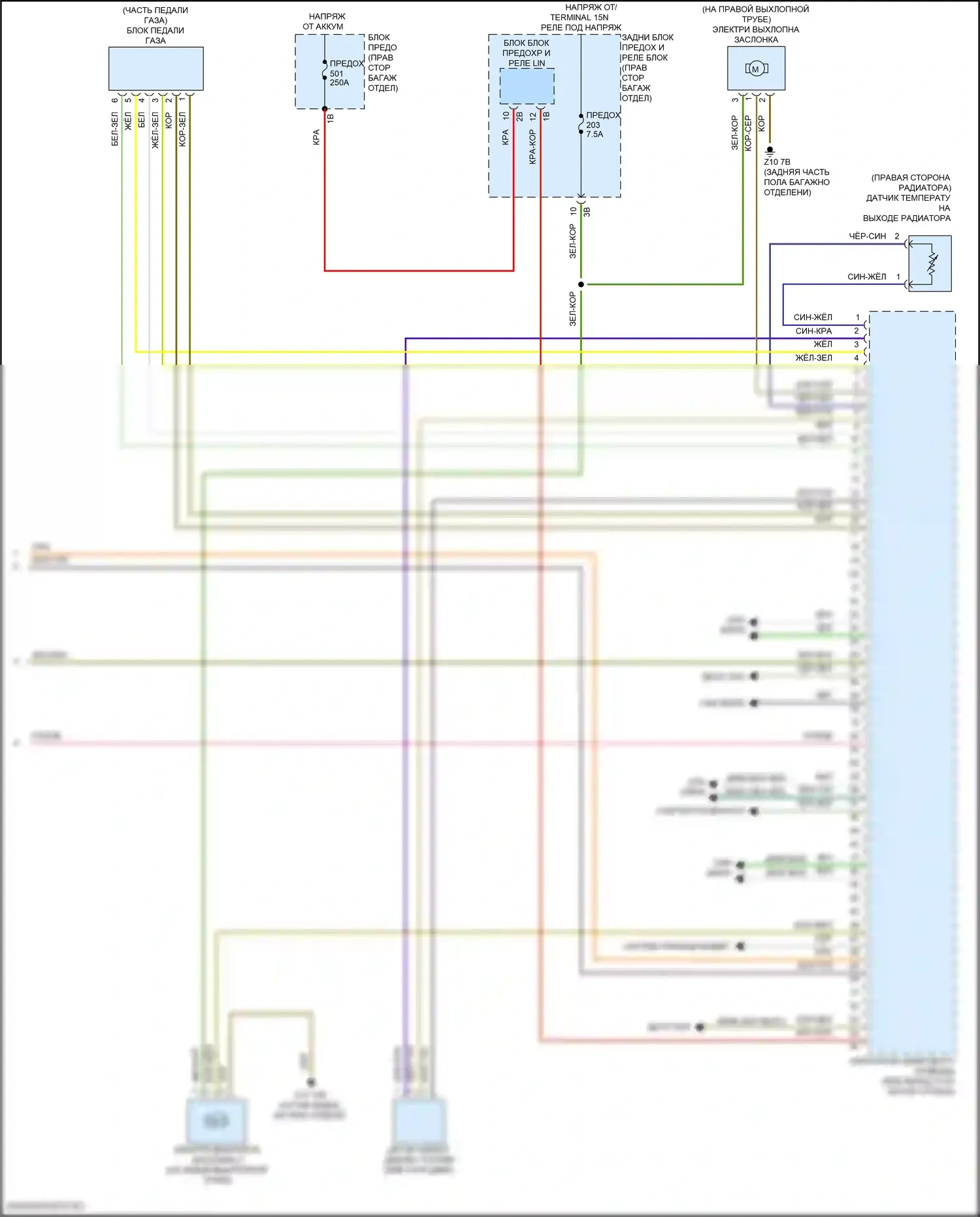 X5 BMW G18 (2022-2023): Электросхема двигателя 3,0л турбо, позднего выпуска (9 из 9) 