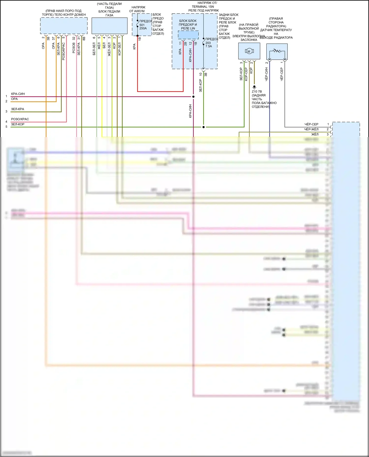 X5 BMW G18 (2022-2023): Электросхема двигателя 4,4л турбо (11 из 11) 