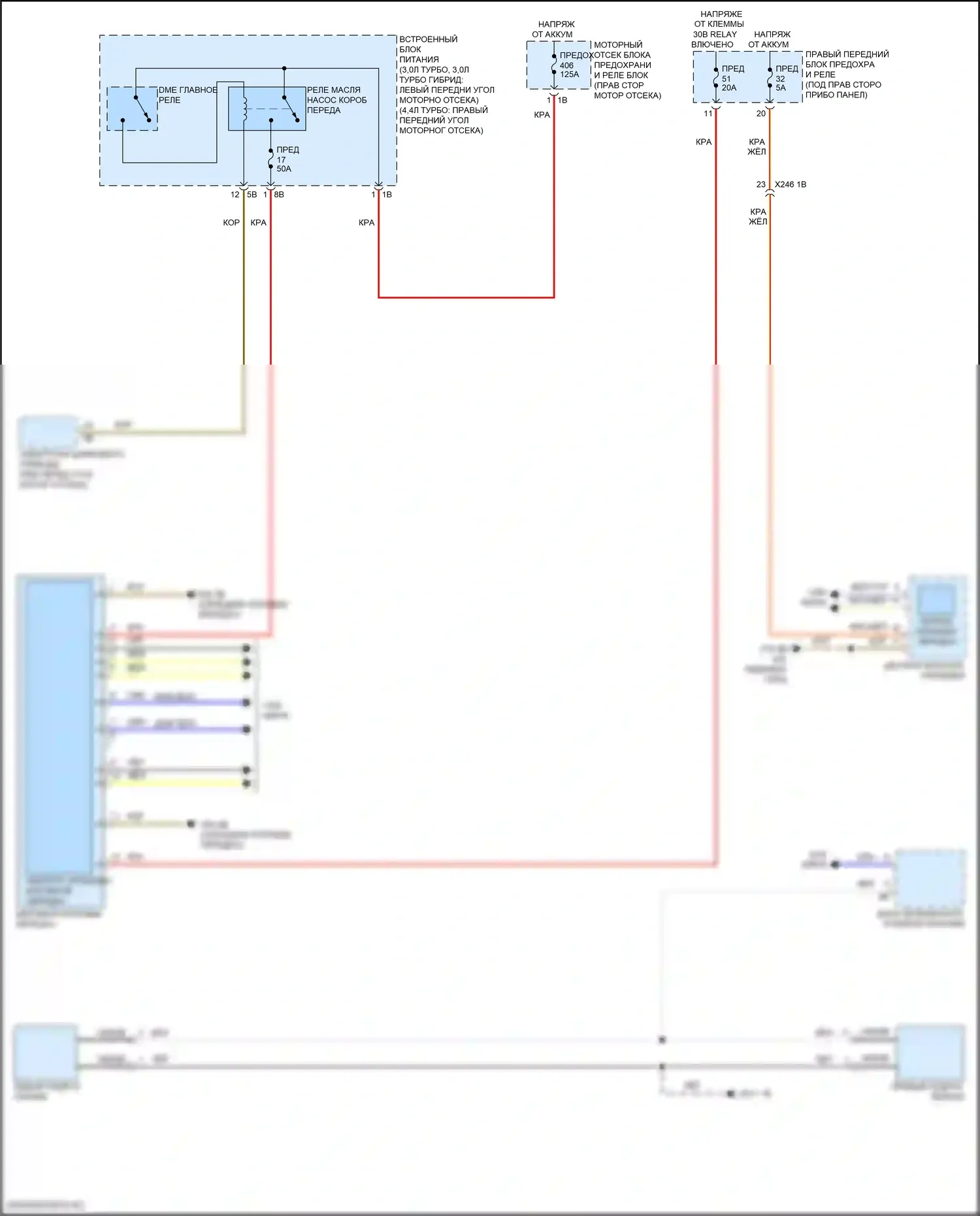 X5 BMW G18 (2022-2023): 3,0л турбо, электросхема акпп, позднего выпуска 