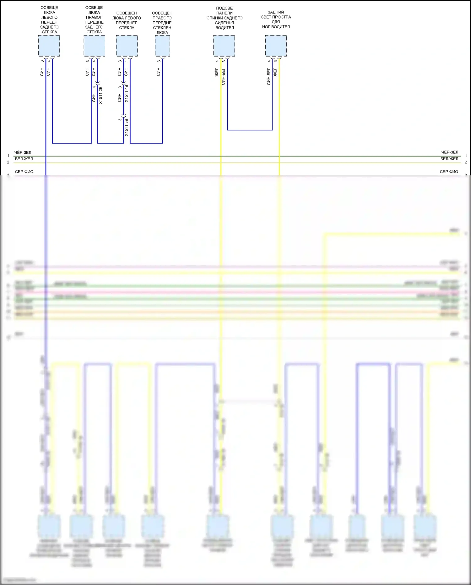 X6 M BMW F96 рестайлинг (2023-2024): Электросхема шины высокого/низкого уровня (7 из 10) 