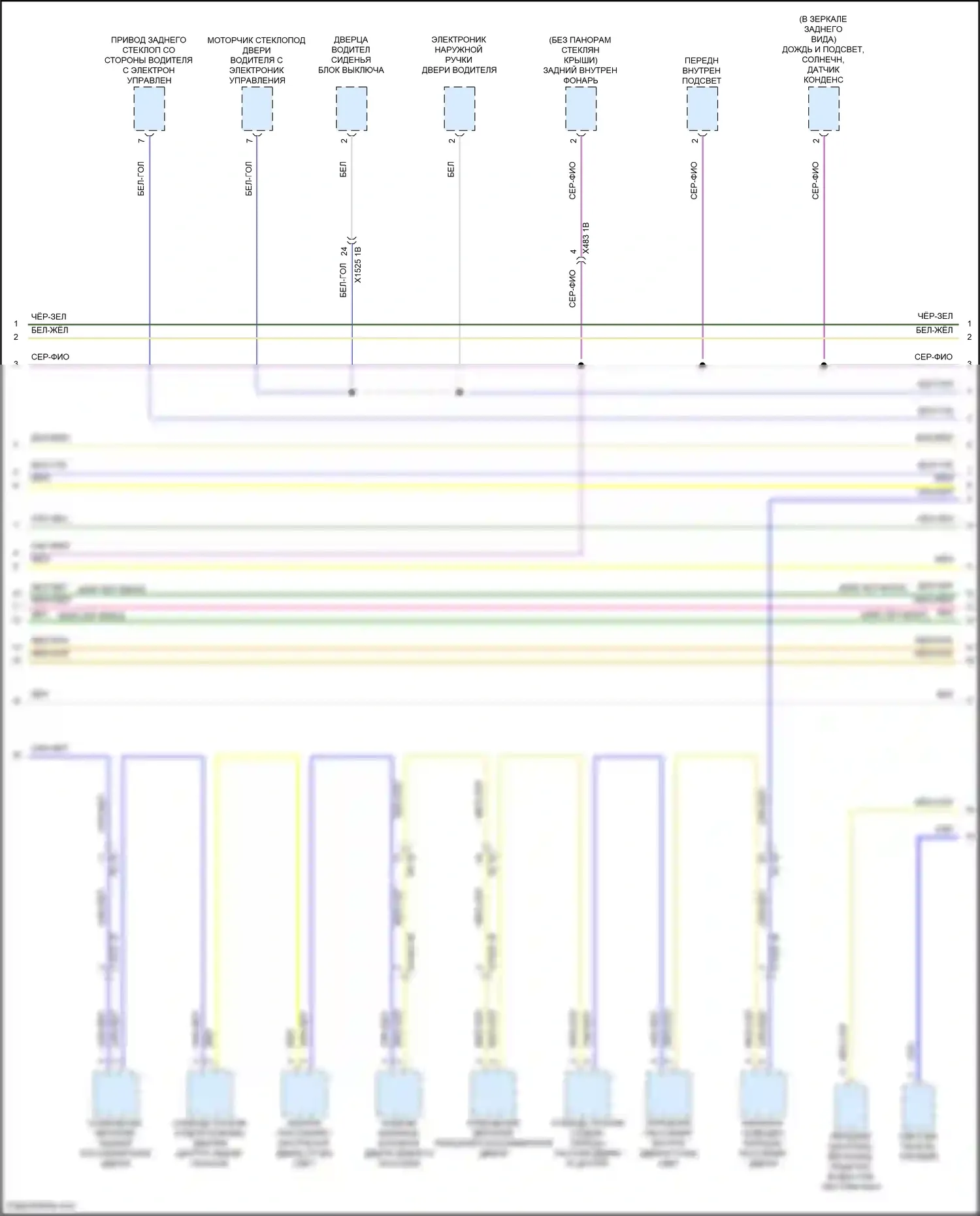 X6 M BMW F96 рестайлинг (2023-2024): Электросхема шины высокого/низкого уровня (9 из 10) 