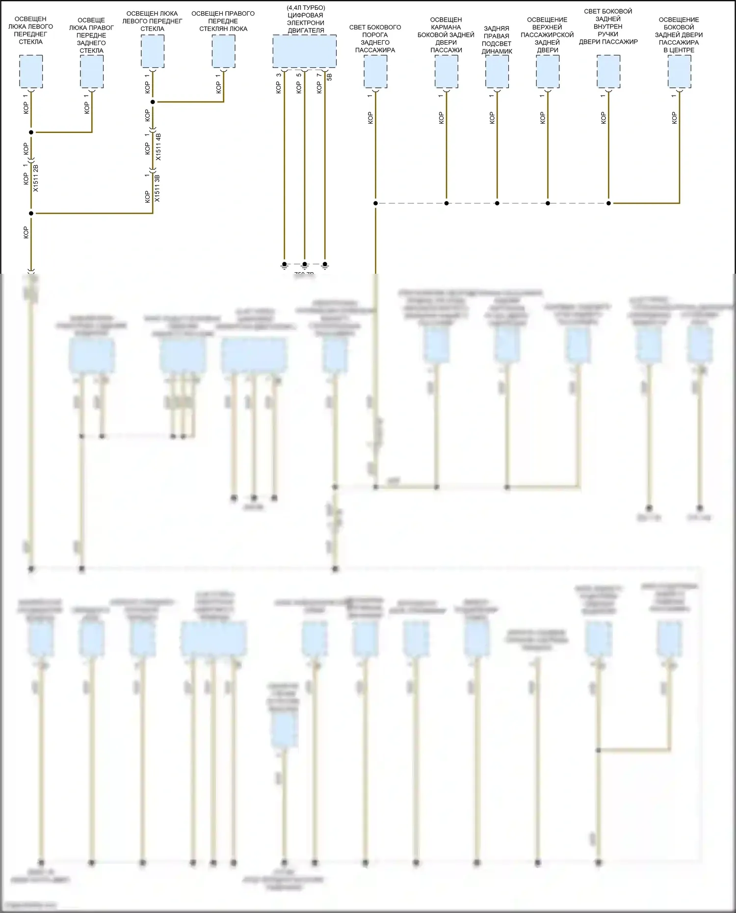 X6 M BMW F96 (2019-2023): Электросхема распределения массы (7 из 7) 
