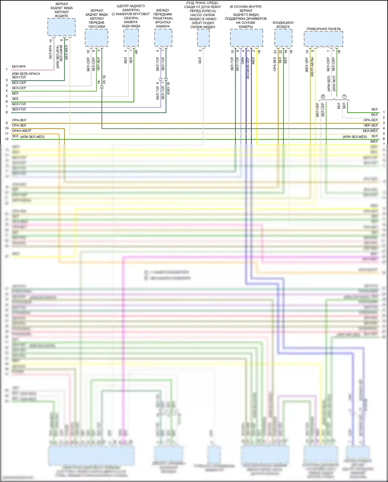 X6 BMW G06 рестайлинг (2023-2024): Электросхема шины высокого/низкого уровня (3 из 10) 