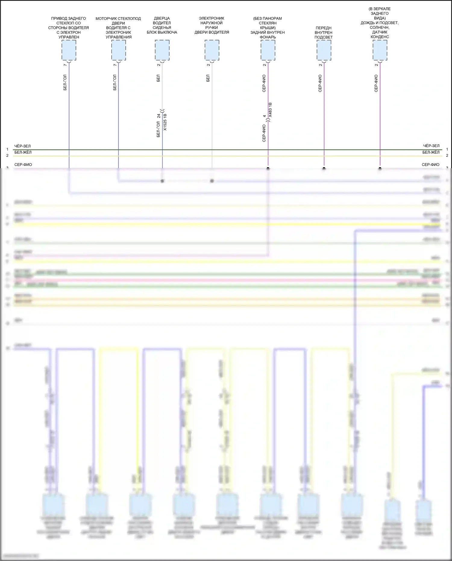 X6 BMW G06 рестайлинг (2023-2024): Электросхема шины высокого/низкого уровня (9 из 10) 