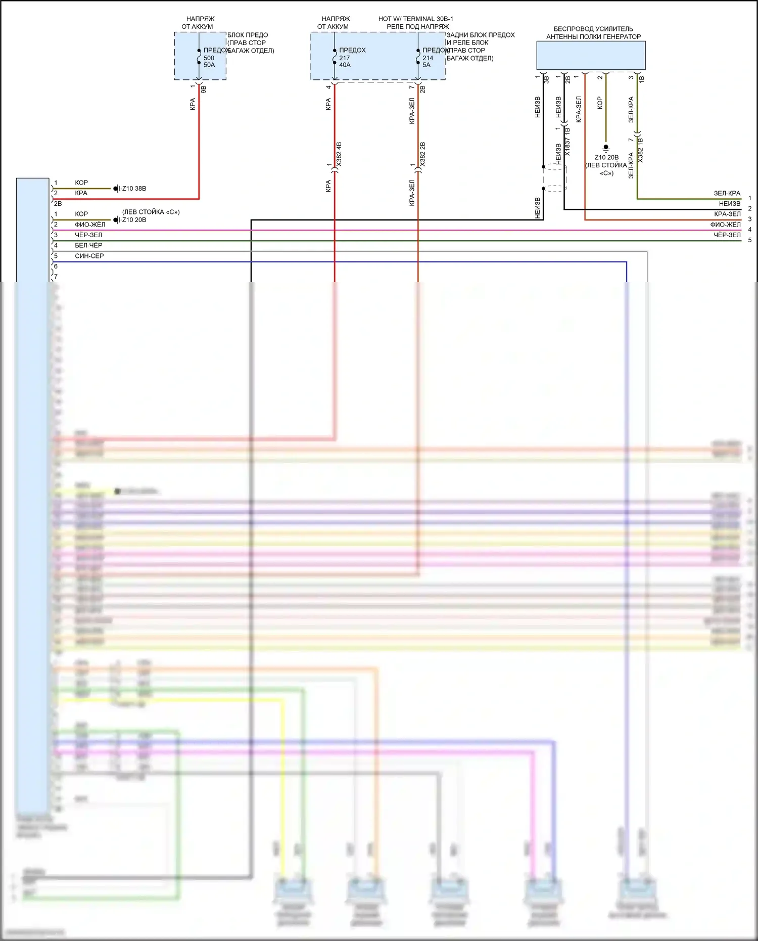 X6 BMW G06 рестайлинг (2023-2024): Электросхема навигации, высокий уровень (5 из 7) 