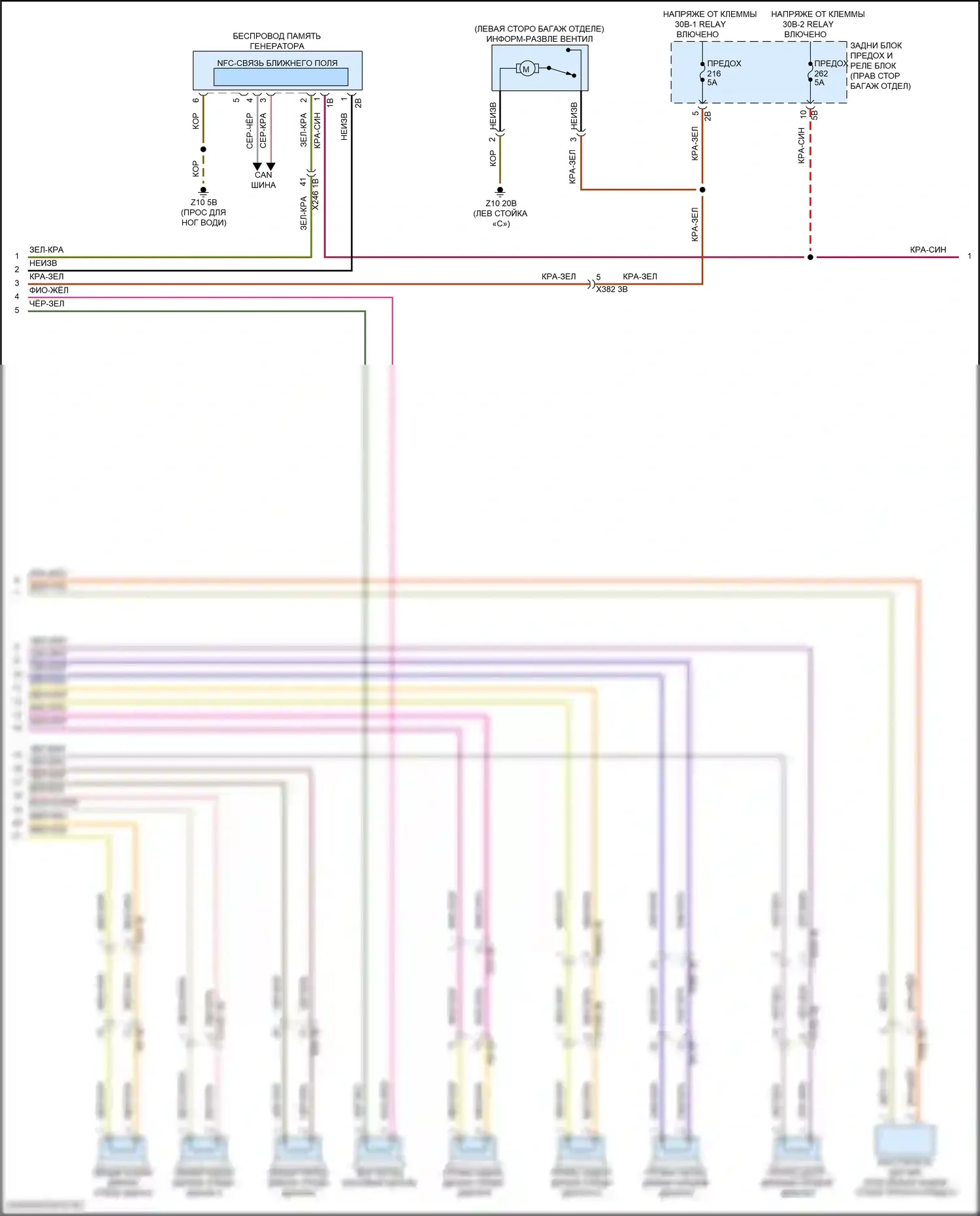 X6 BMW G06 рестайлинг (2023-2024): Электросхема навигации, высокий уровень (6 из 7) 