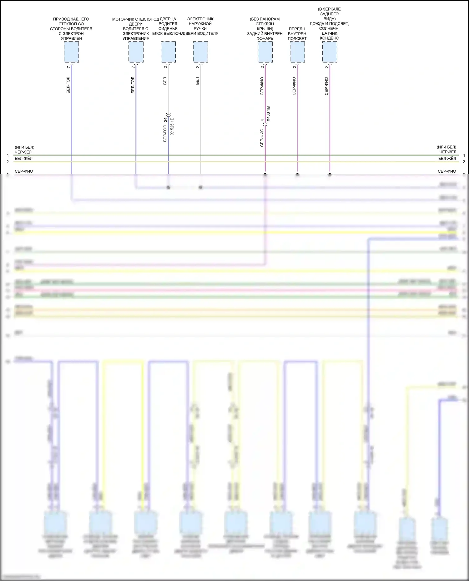 X6 BMW G06 (2019-2023): Электросхема шины высокого/низкого уровня (9 из 10) 