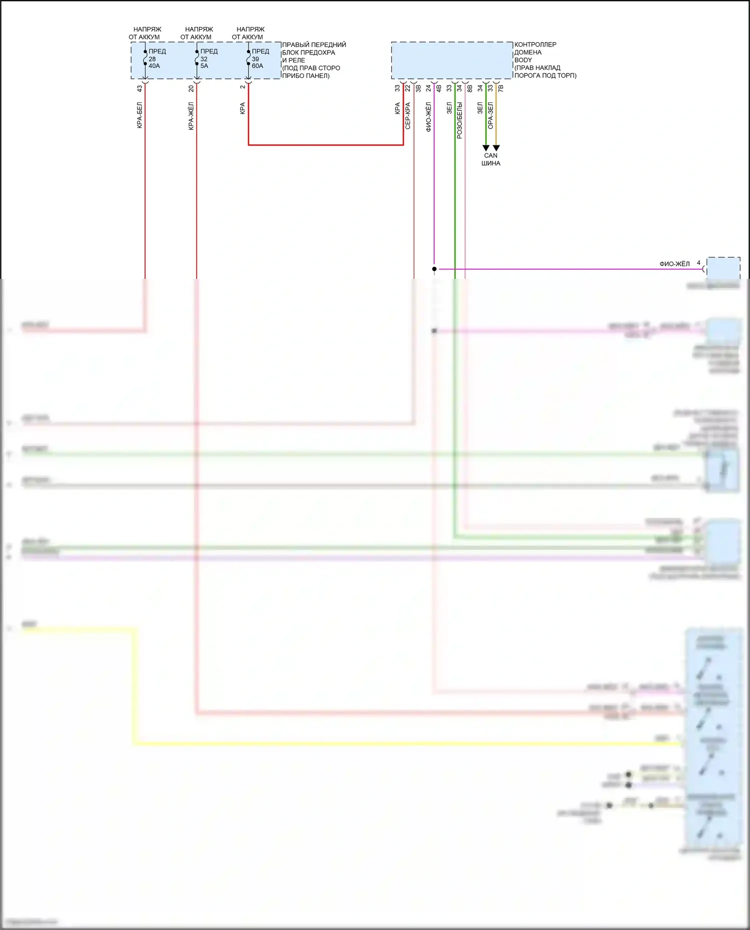 X7 BMW G07 рестайлинг (2022-2024): Антиблокировочная система abs электросхема, без виртуальной платформы интеграции (2 из 2) 