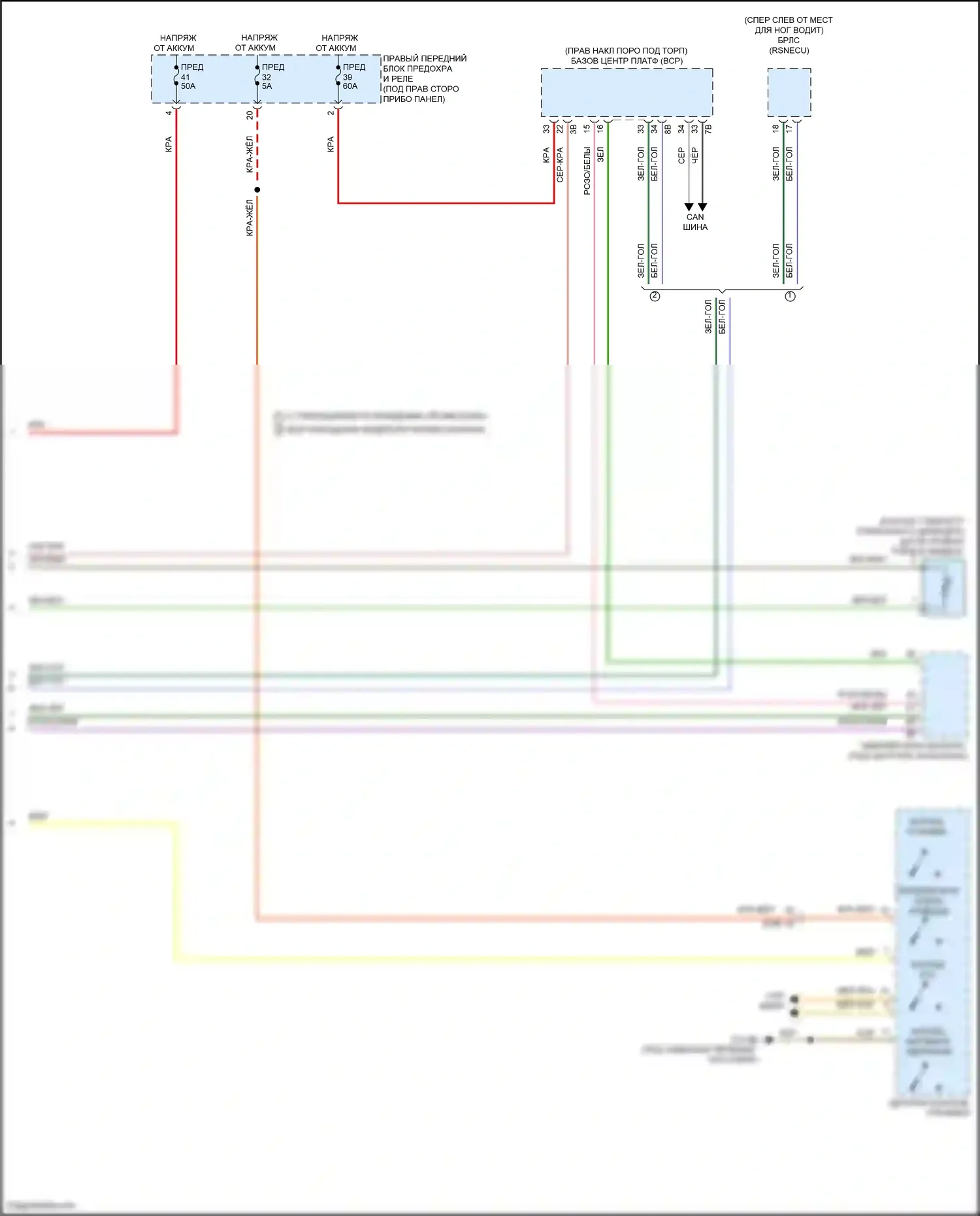 X7 BMW G07 рестайлинг (2022-2024): Антиблокировочная система abs электросхема с виртуальной интеграционной платформой (2 из 2) 