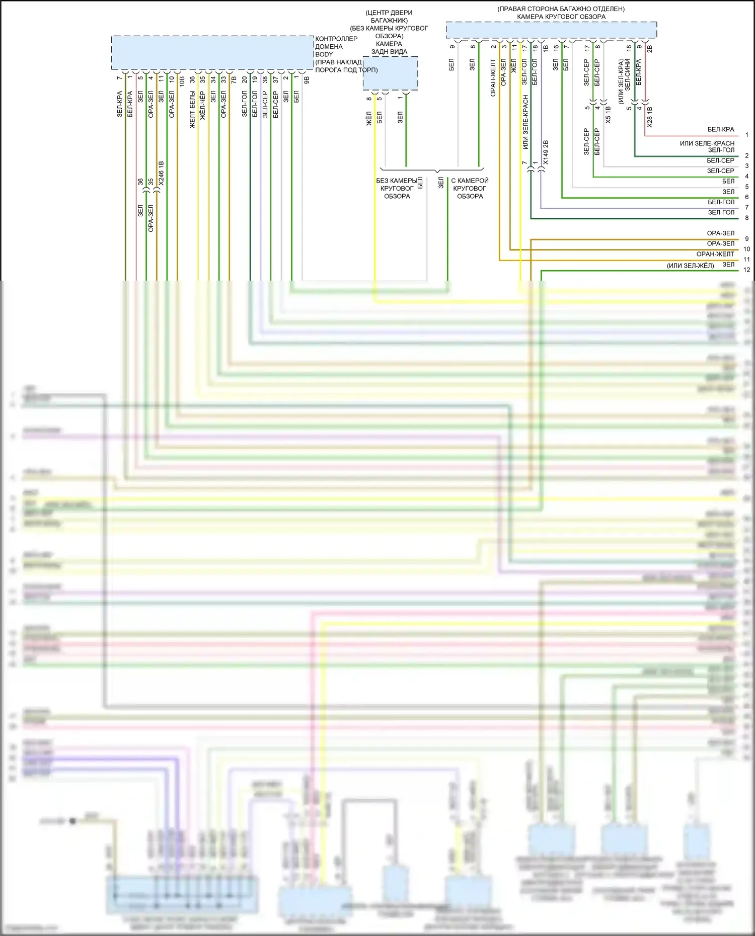 X7 BMW G07 рестайлинг (2022-2024): Can шина электросхема (2 из 10) 