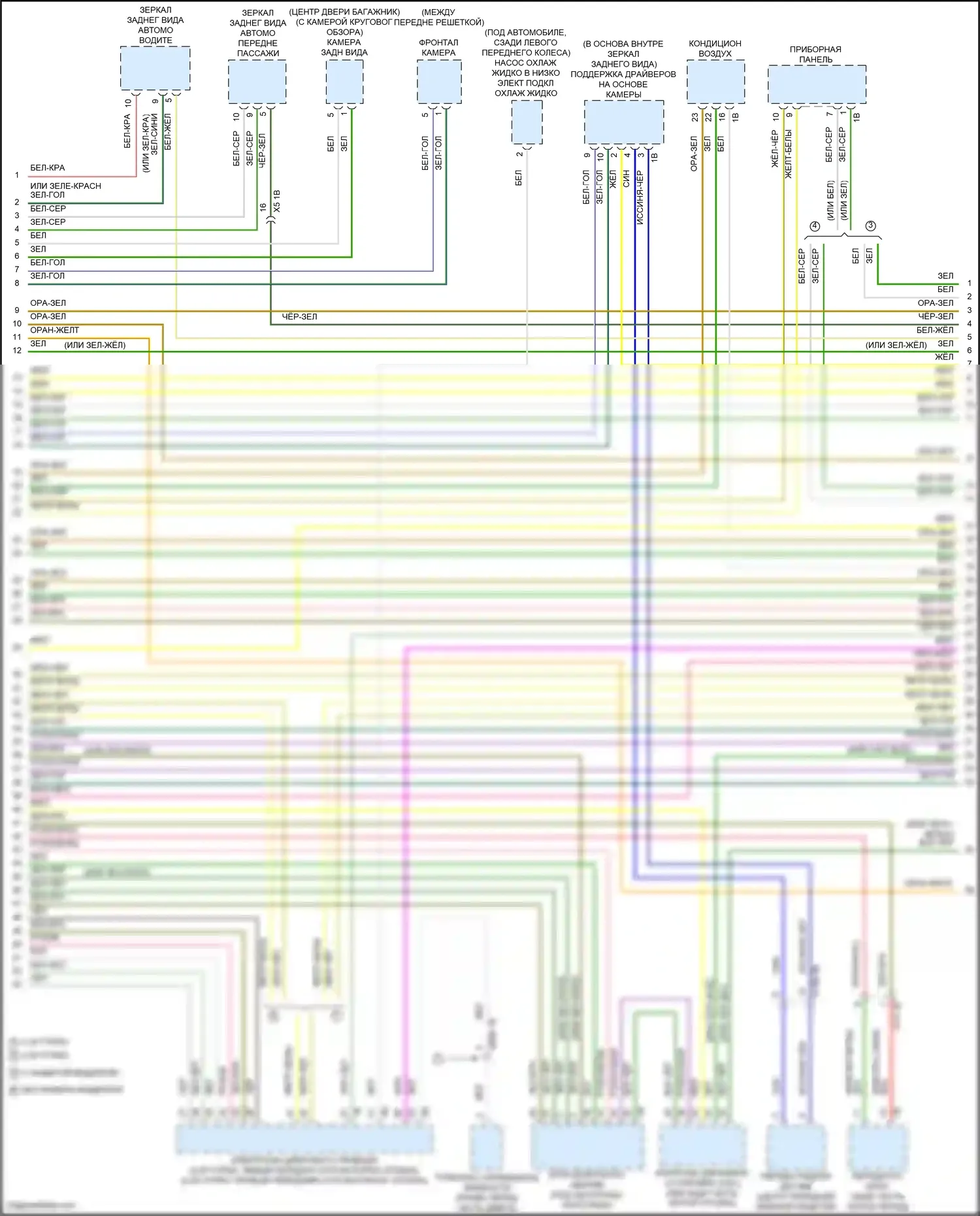 X7 BMW G07 рестайлинг (2022-2024): Can шина электросхема (3 из 10) 