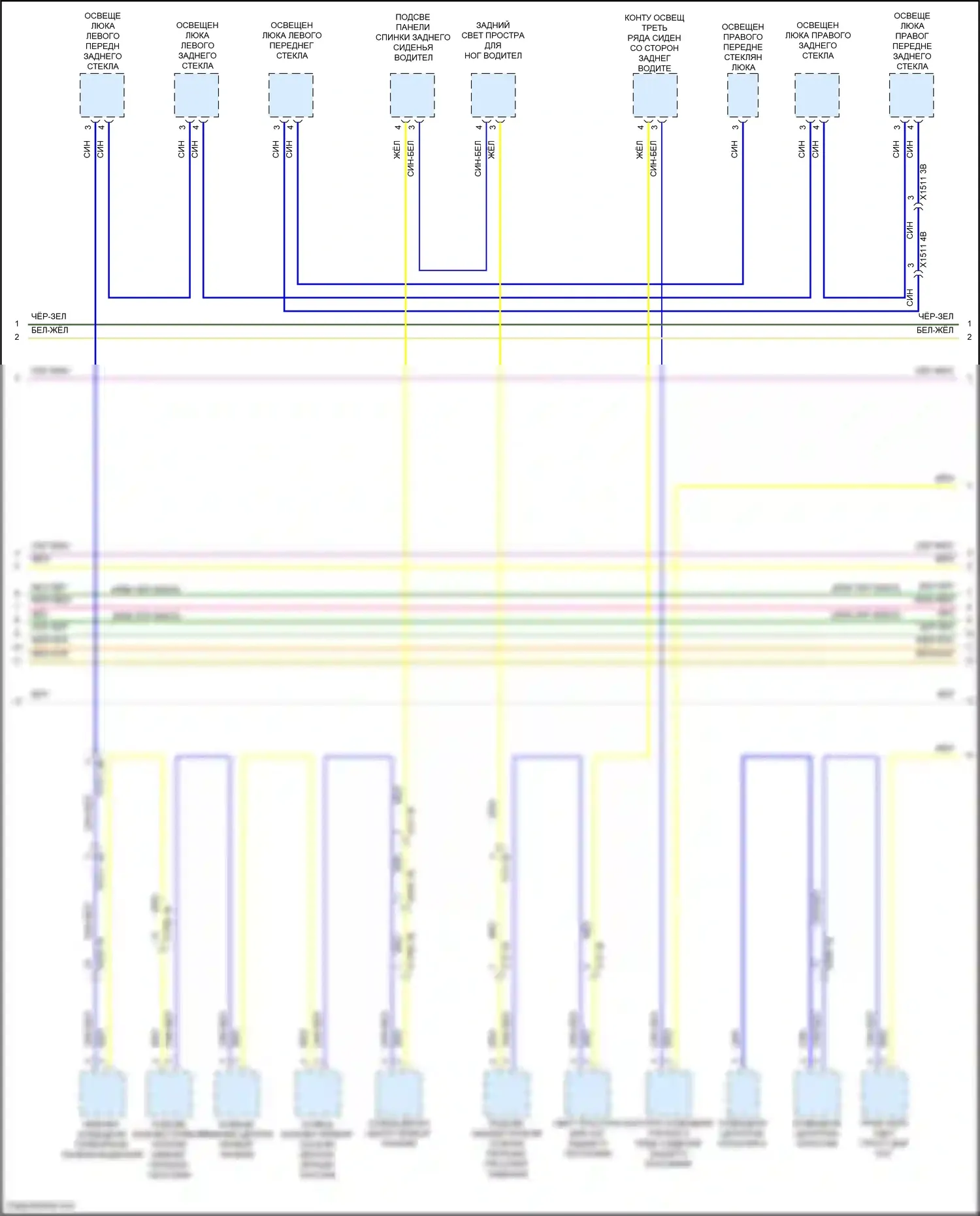 X7 BMW G07 рестайлинг (2022-2024): Can шина электросхема (7 из 10) 