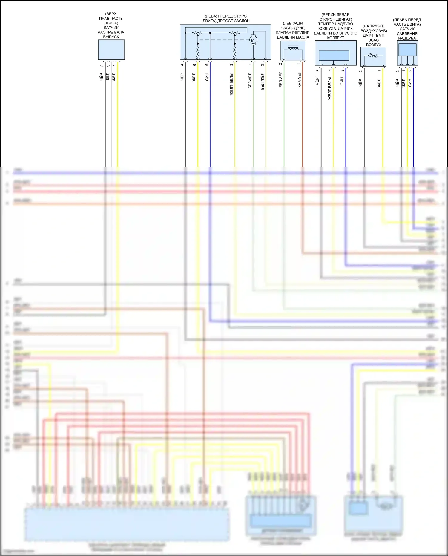 X7 BMW G07 рестайлинг (2022-2024): Электросхема двигателя 3.0l turbo hybrid (4 из 9) 