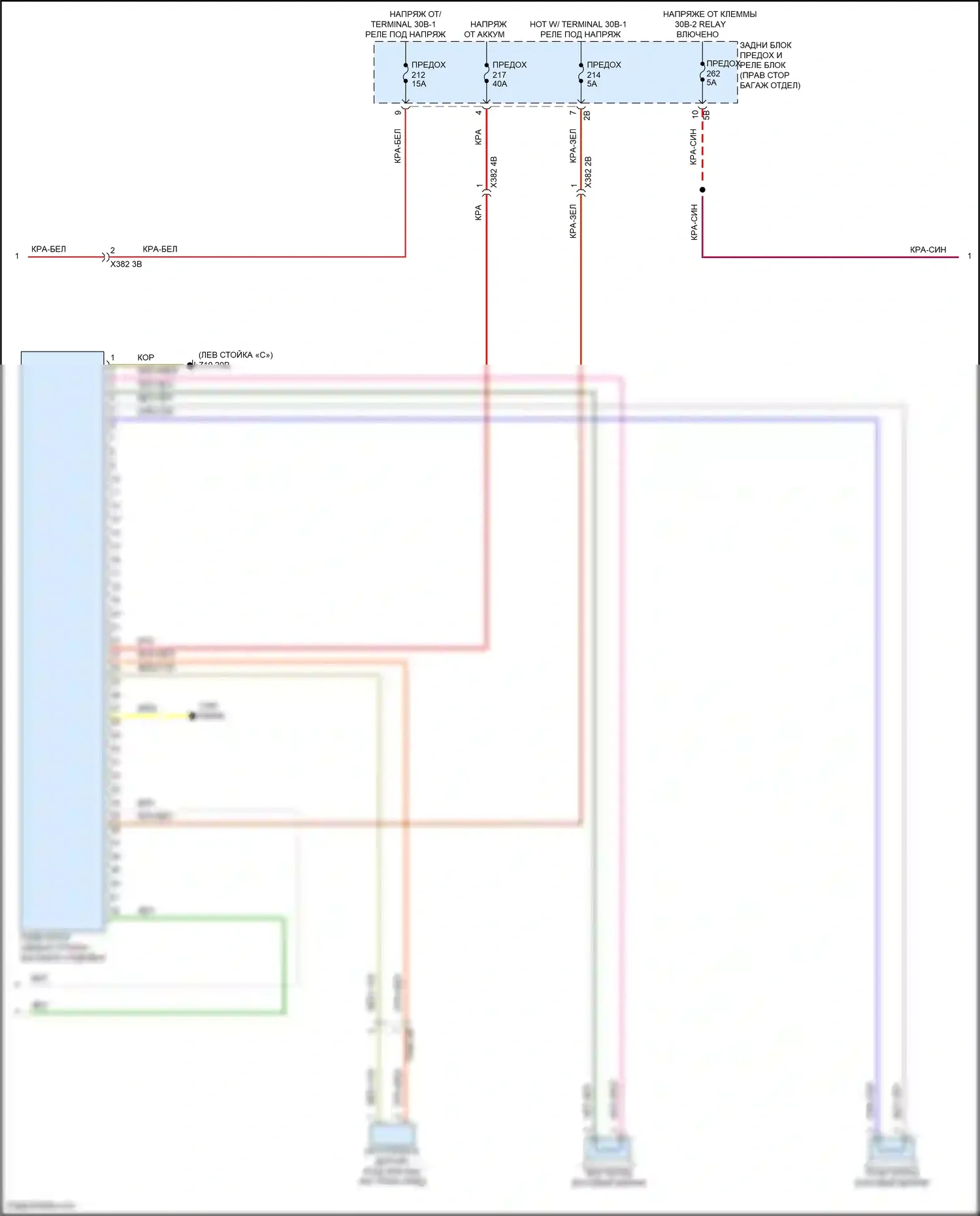 X7 BMW G07 рестайлинг (2022-2024): Электросхема навигации, средний уровень (5 из 6) 