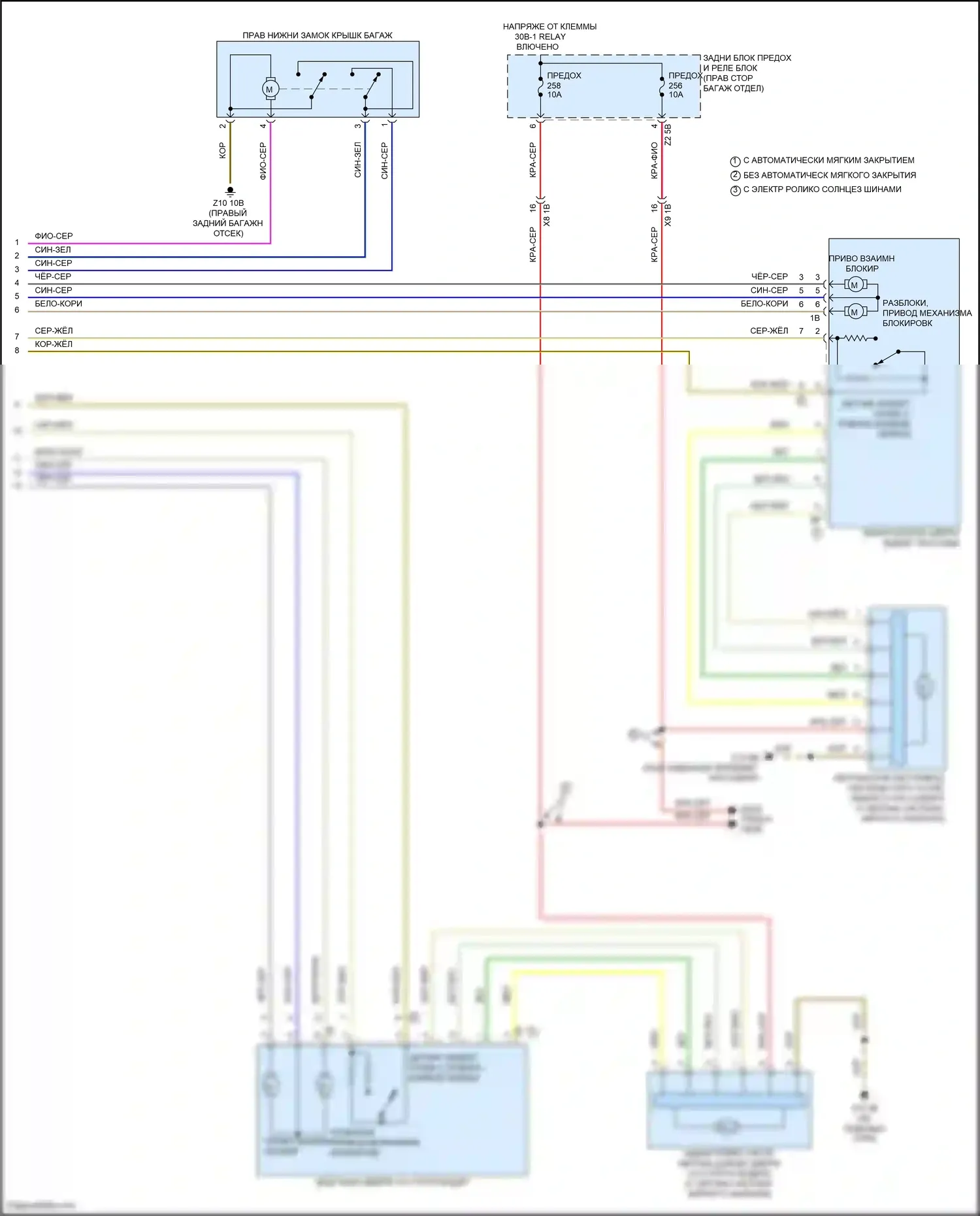 X7 BMW G07 рестайлинг (2022-2024): Электросхема центрального замка (5 из 5) 