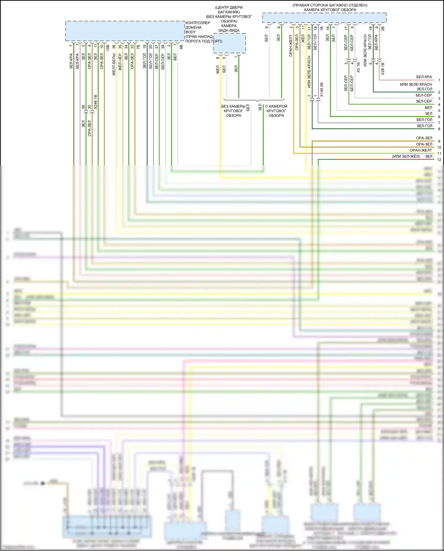 X7 BMW G07 (2018-2022): Can шина электросхема (2 из 10) 