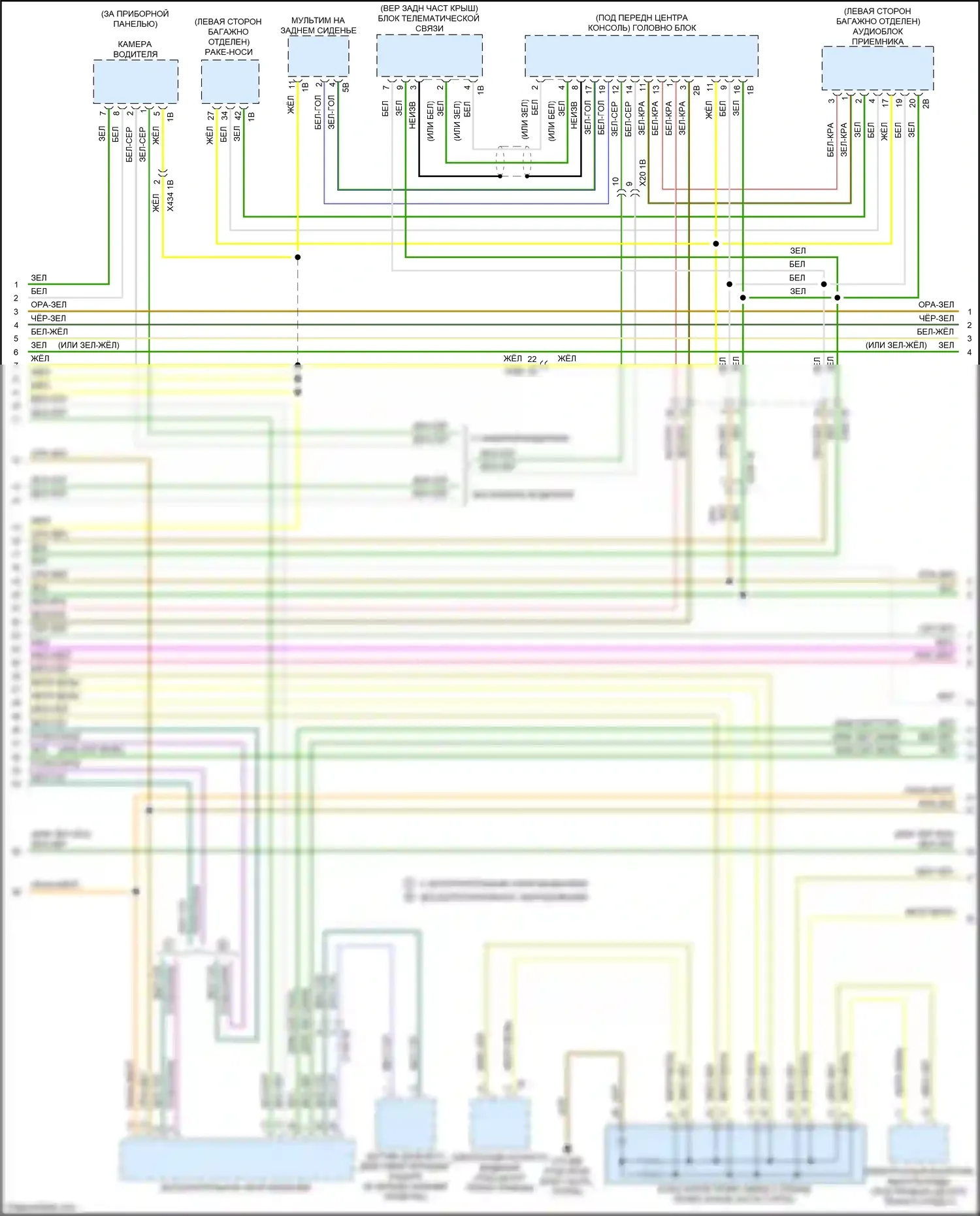 X7 BMW G07 (2018-2022): Can шина электросхема (4 из 10) 