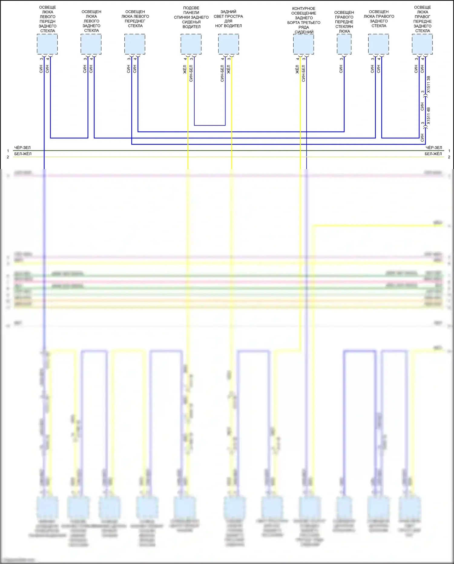 X7 BMW G07 (2018-2022): Can шина электросхема (7 из 10) 
