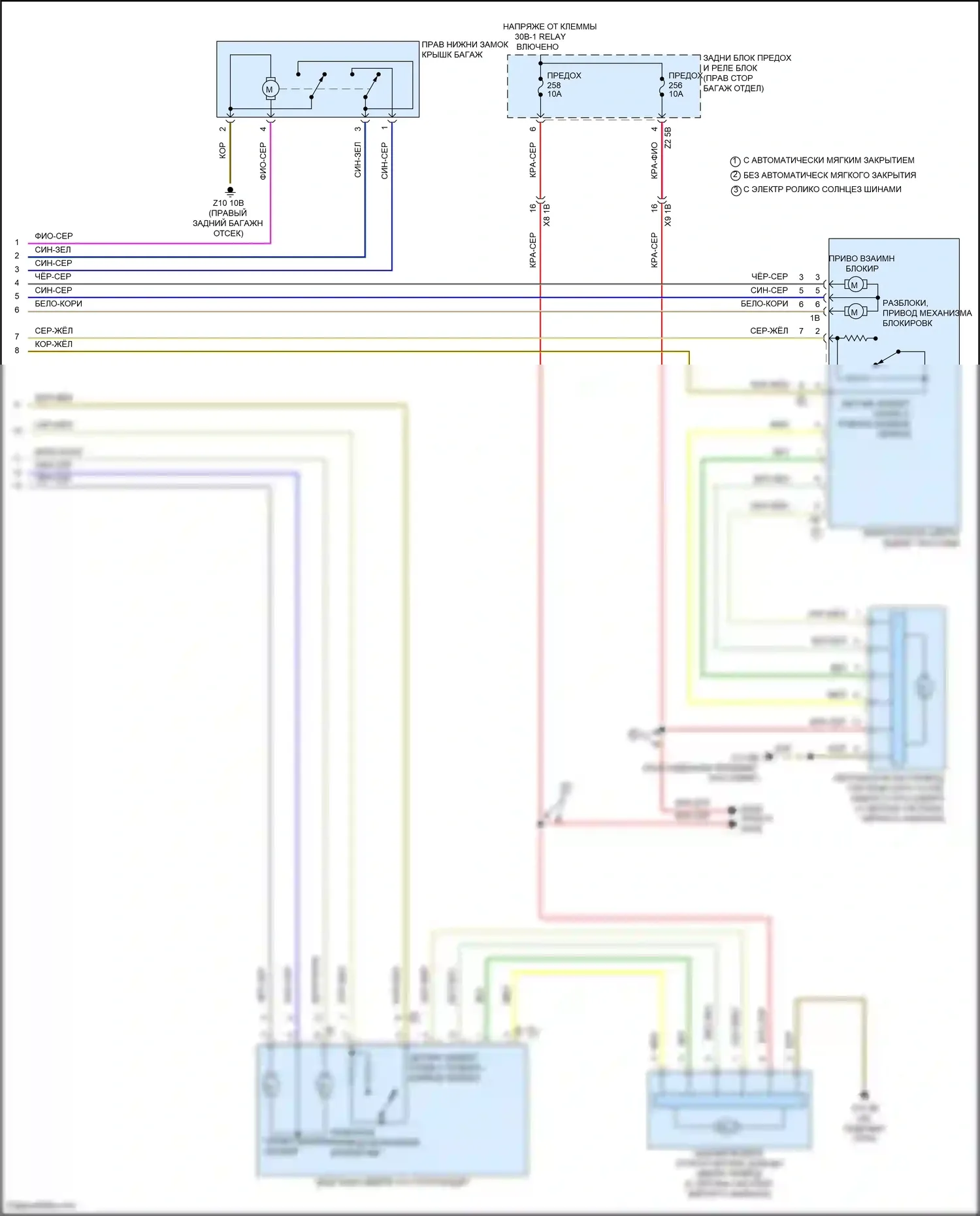 X7 BMW G07 (2018-2022): Электросхема центрального замка (5 из 5) 