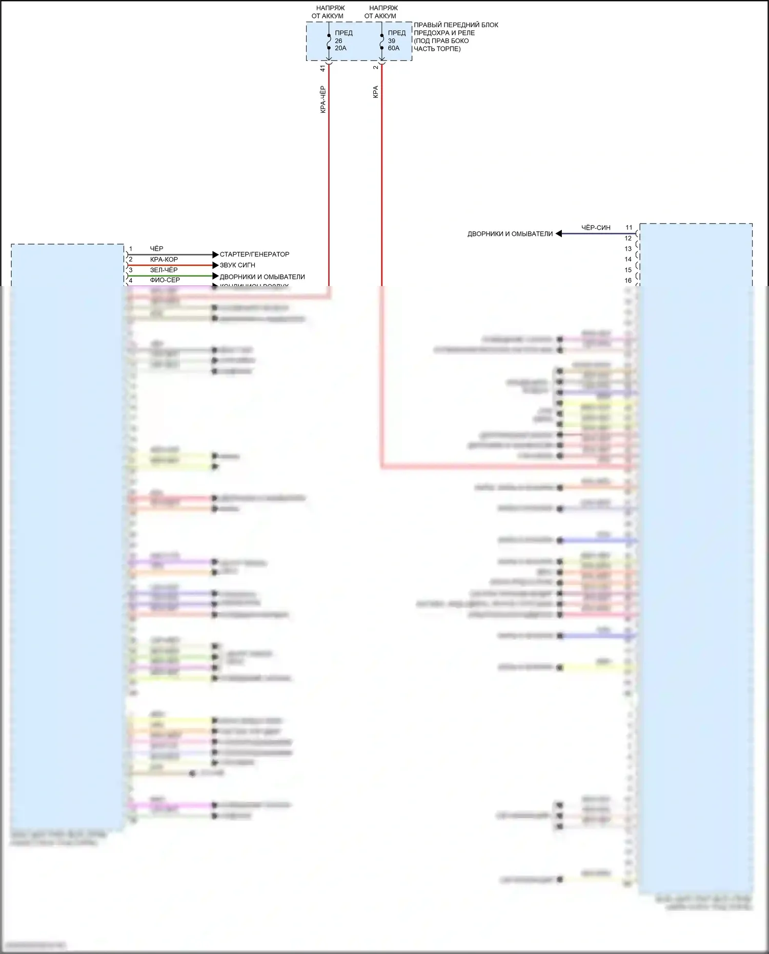 XM BMW G09 (2022-2024): Электросхема блоков управления кузовом (1 из 3) 