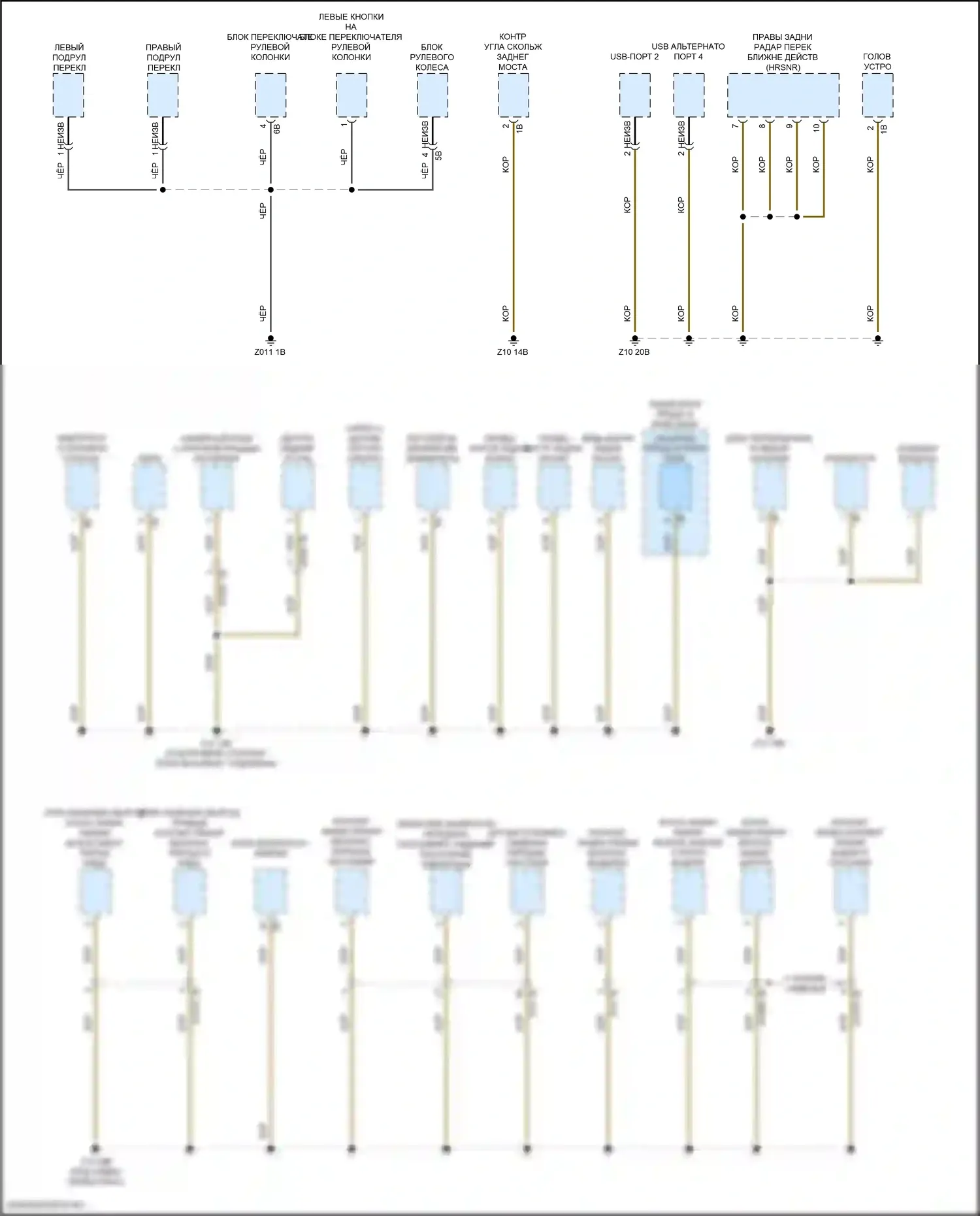 XM BMW G09 (2022-2024): Электросхема распределения массы (7 из 7) 