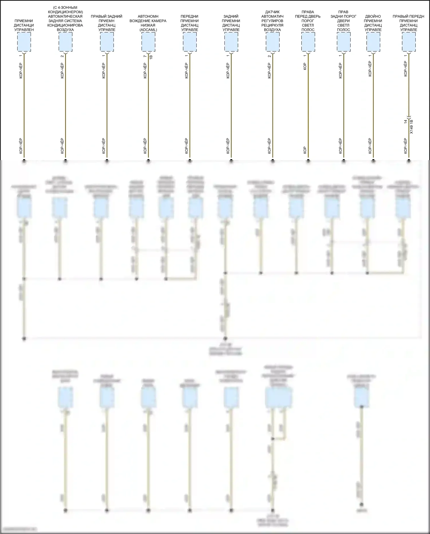 XM BMW G09 (2022-2024): Электросхема разводки массы (3 из 7) 