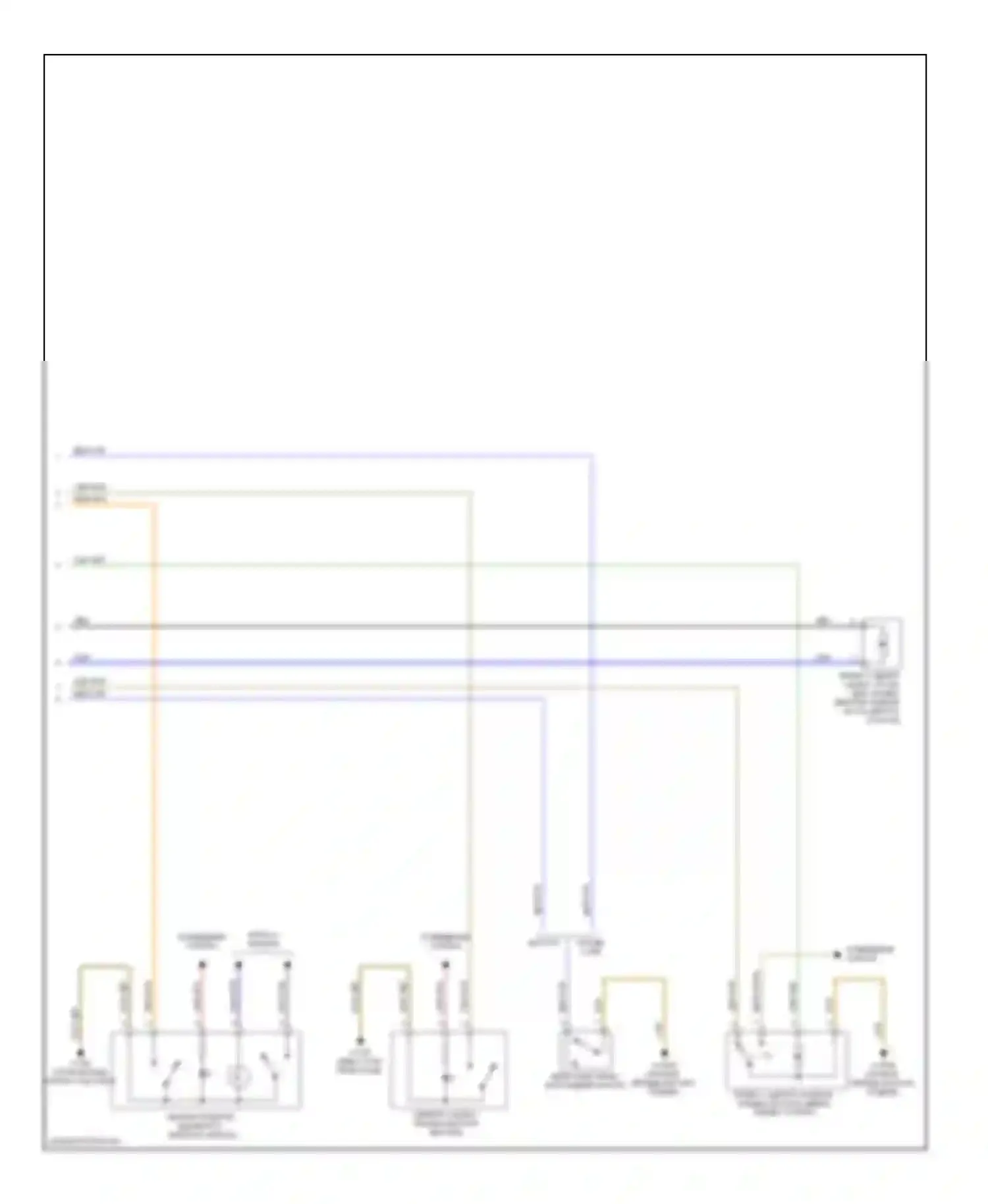 Z4 BMW E85/E86 рестайлинг (2005-2009): Электросхема центрального замка (2 из 2) 