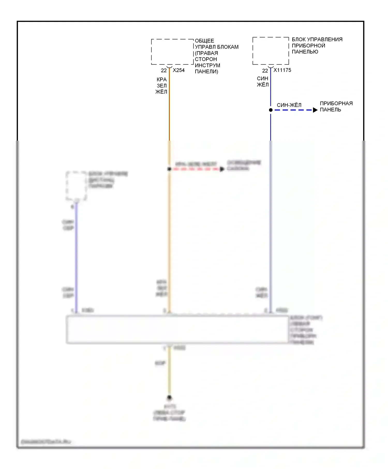 Z4 BMW E85/E86 (2002-2005): Электросхема помощников водителя 
