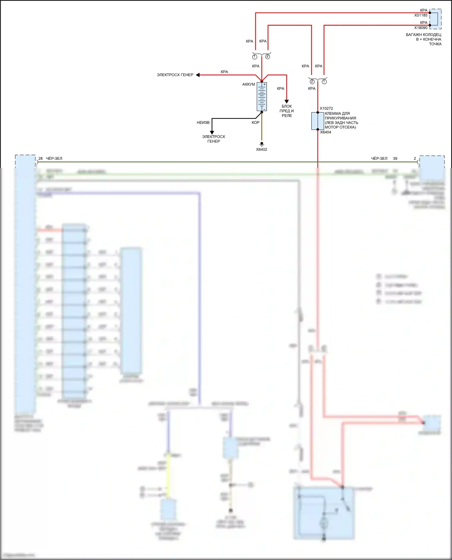 Z4 BMW E89 рестайлинг (2013-2017): 2,0л турбо, электросхема стартера 