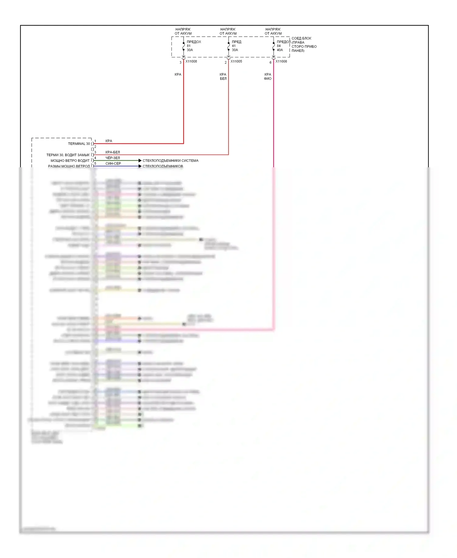 Z4 BMW E89 (2009-2013): Электросхема блоков управления кузовом (2 из 2) 