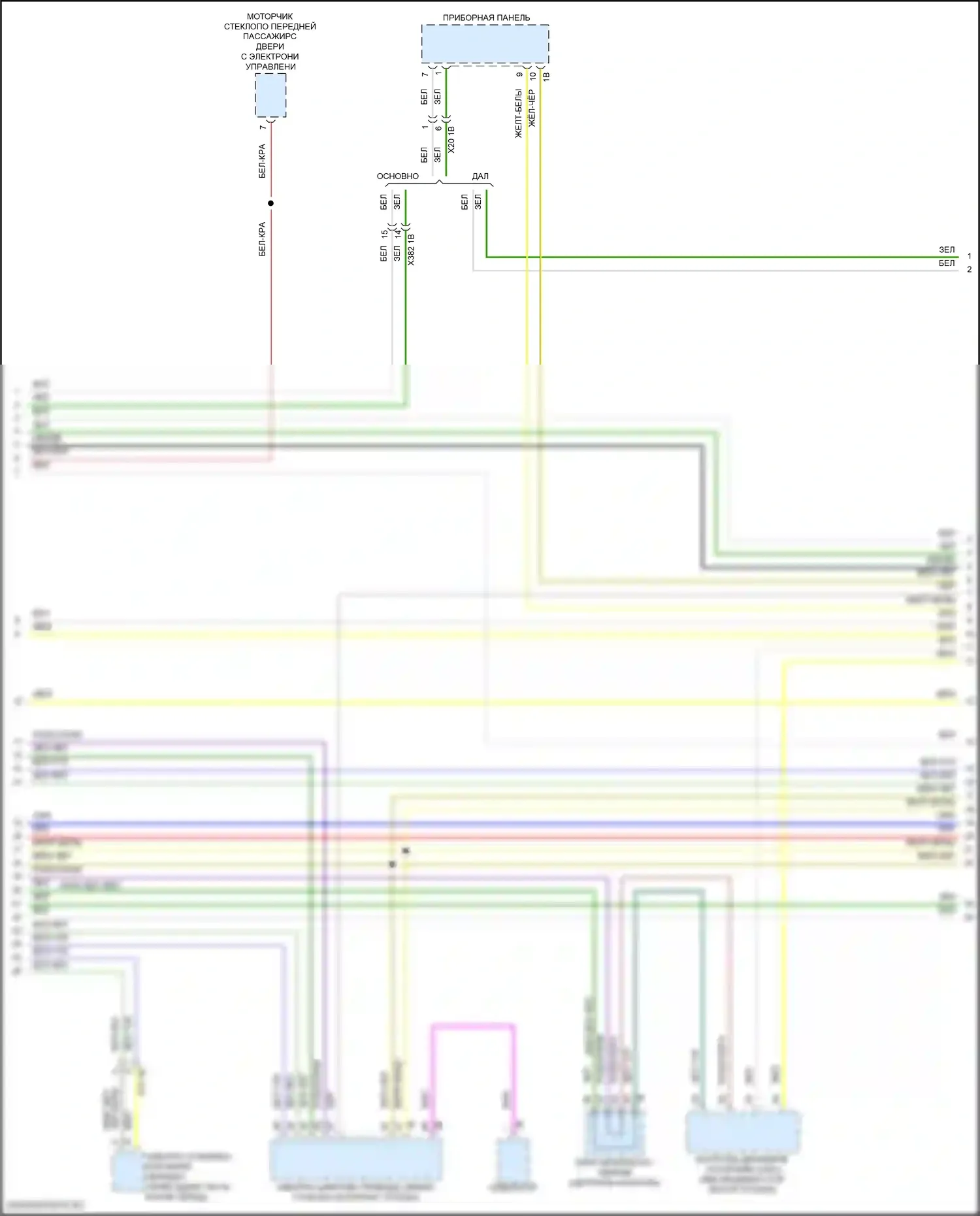 Z4 BMW G29 рестайлинг (2022-2024): Электросхема шины высокого/низкого уровня (3 из 7) 