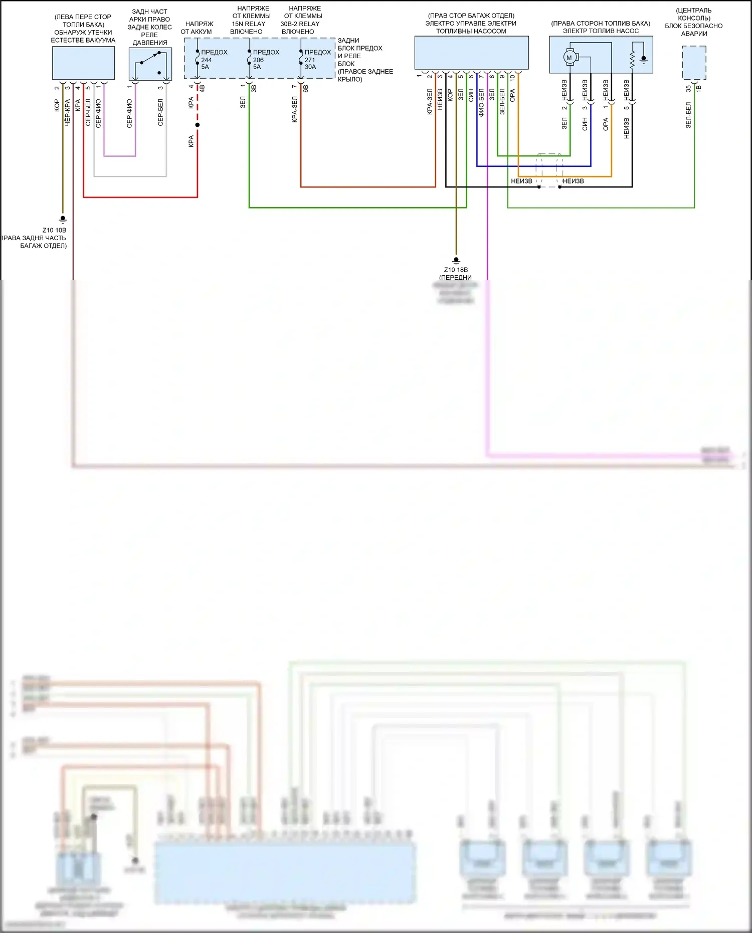Z4 BMW G29 рестайлинг (2022-2024): Электросхема двигателя 2.0л турбо (5 из 6) 
