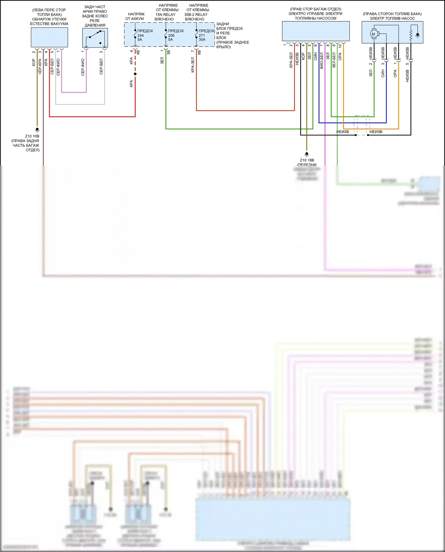 Z4 BMW G29 рестайлинг (2022-2024): Электросхема двигателя 3,0л турбо (5 из 6) 