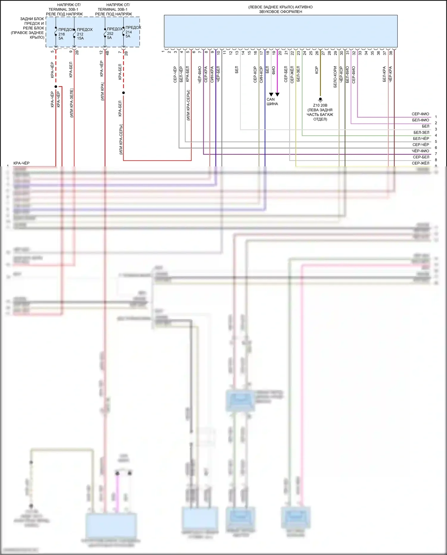 Z4 BMW G29 рестайлинг (2022-2024): Электросхема навигации, с hifi магнитолы и активным звуковым оформлением (2 из 5) 