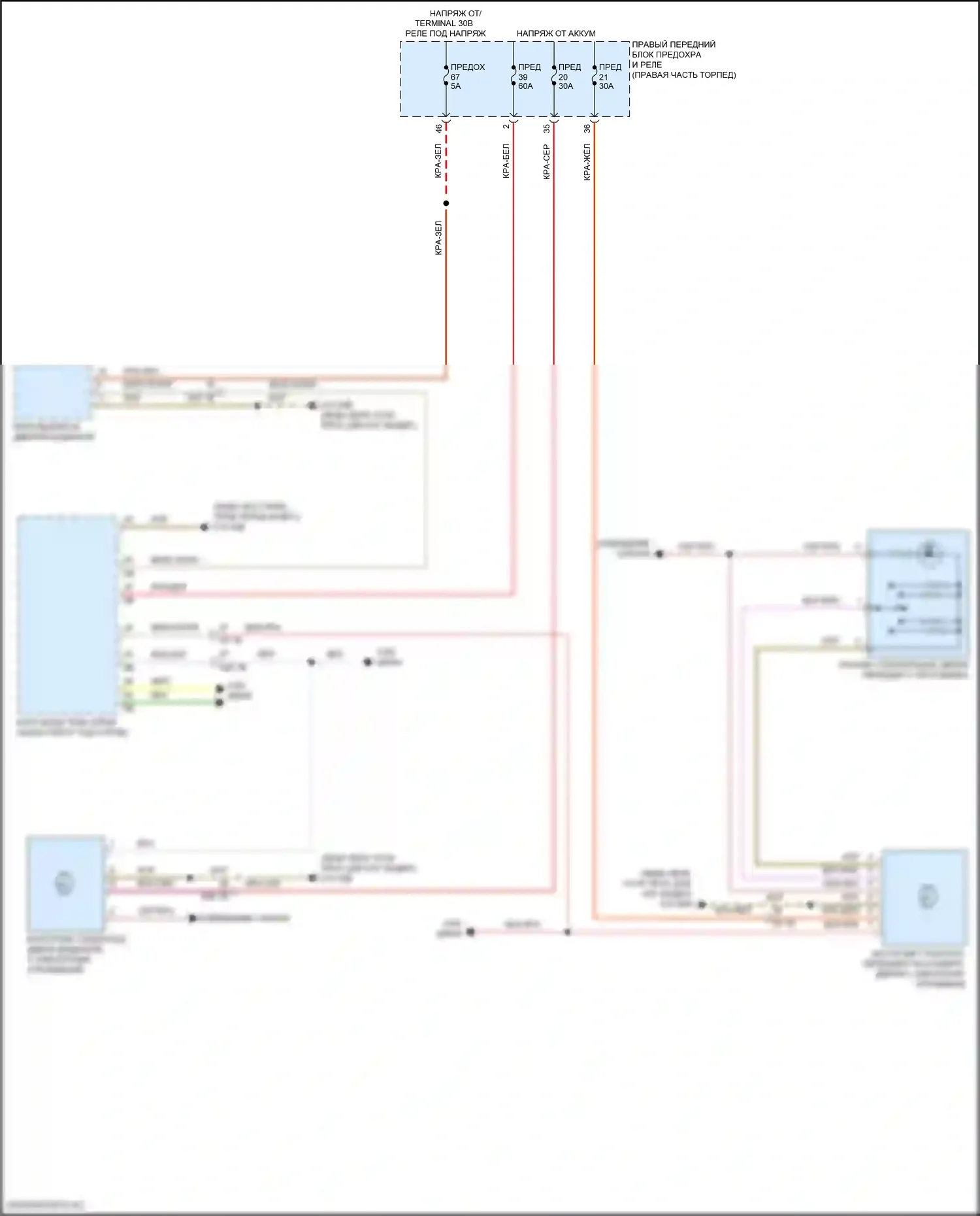 Z4 BMW G29 рестайлинг (2022-2024): Стеклоподъемники электросхема 