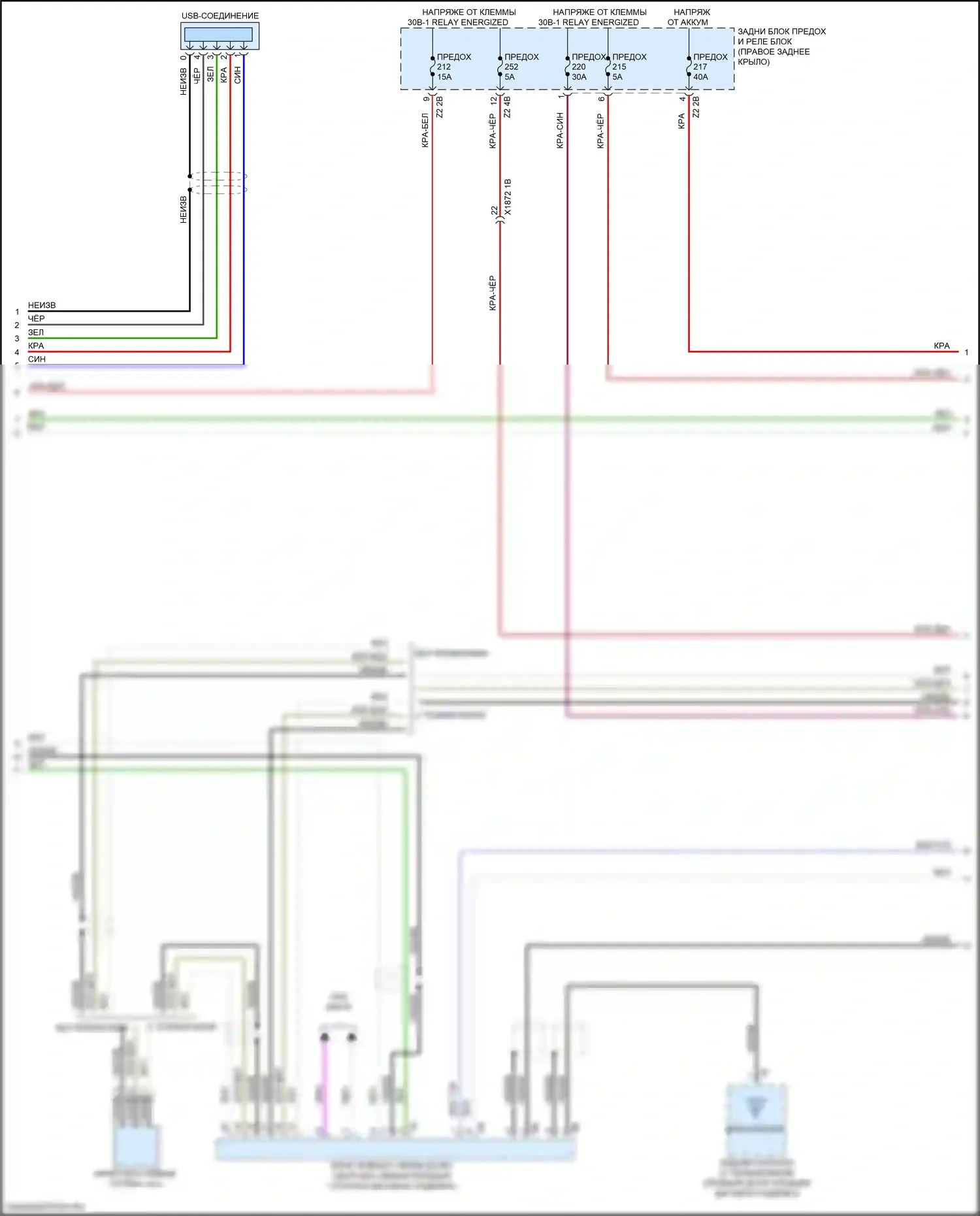 Z4 BMW G29 (2018-2022): Электросхема аудиоблока приемника, высокий уровень (2 из 4) 