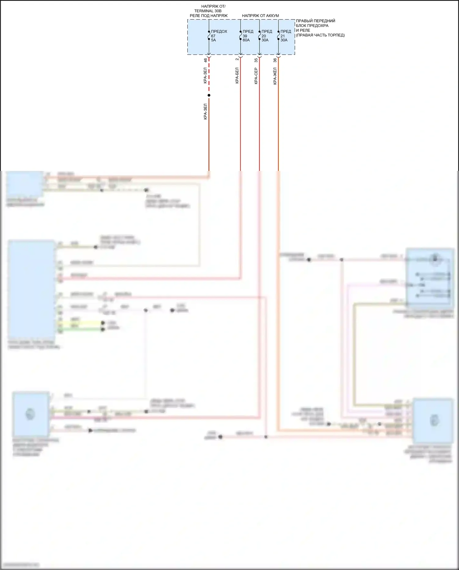 Z4 BMW G29 (2018-2022): Стеклоподъемники электросхема 