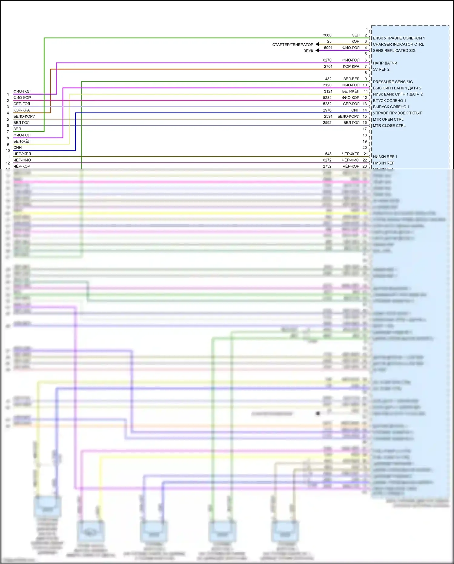 Encore GX Buick I (2019-2024): Электросхема двигателя 1.3l vin l (7 из 7) 