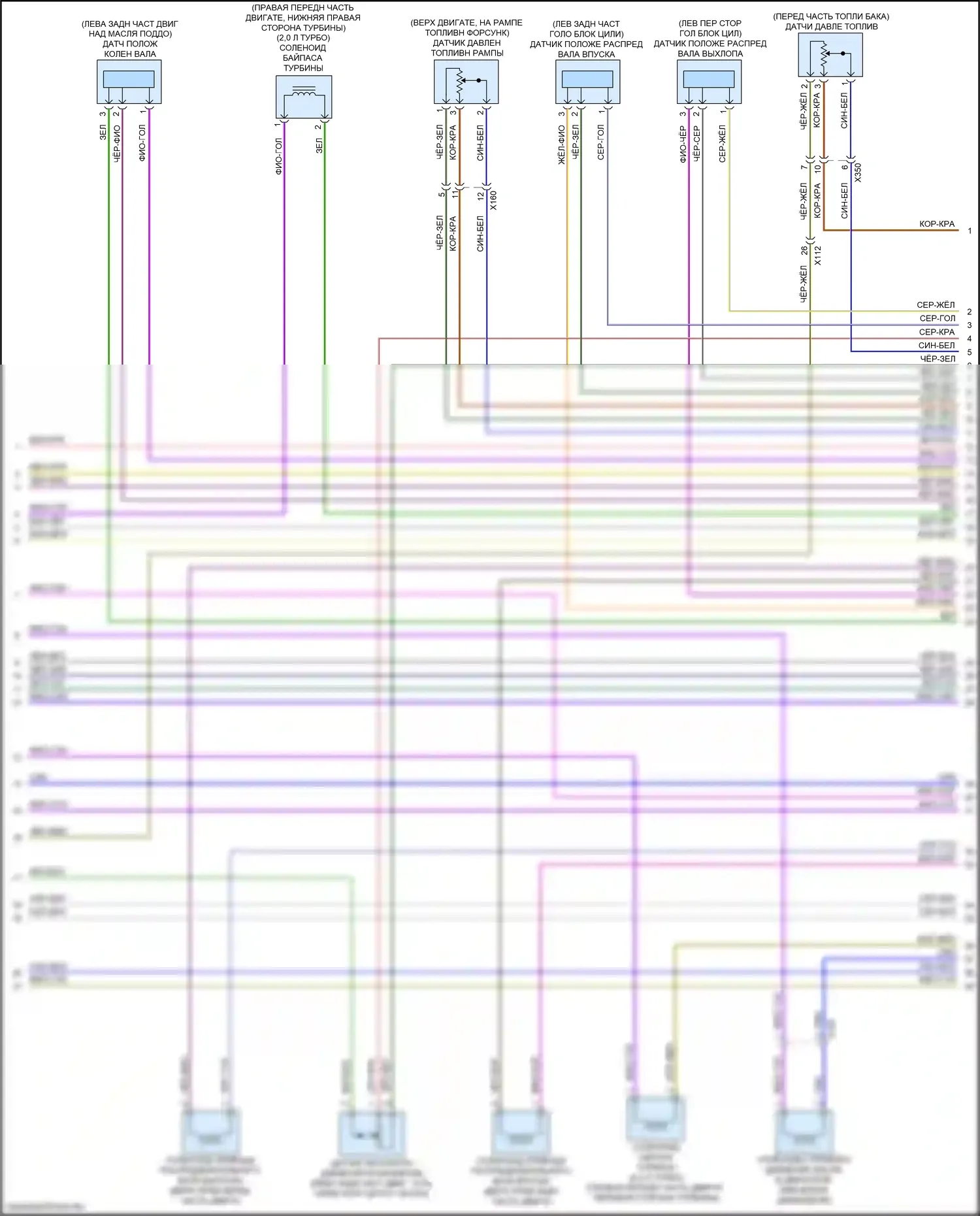 Envision Buick I (2016-2018): Электросхема двигателя 2.5l vin a (7 из 8) 