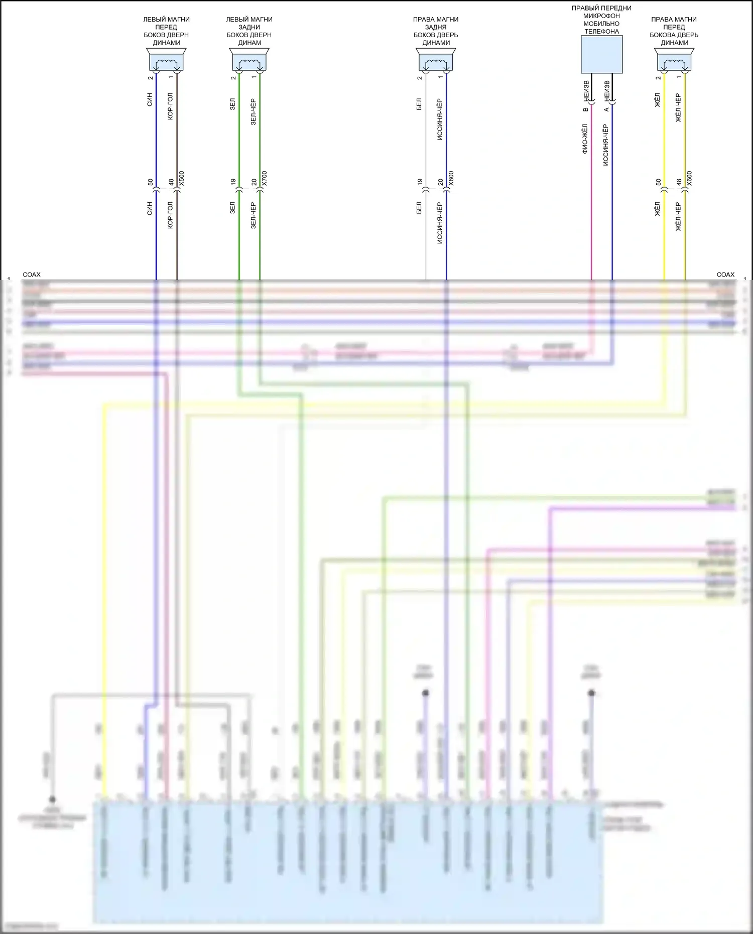 Envision Buick II (2020-2024): Электросхема навигации, средний/высокий уровень с ios (3 из 5) 