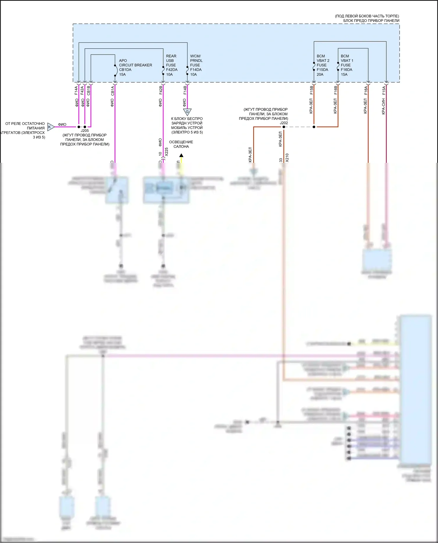 Envista Buick I (2022-2024): Электросхема блока предохранителей реле (4 из 5) 