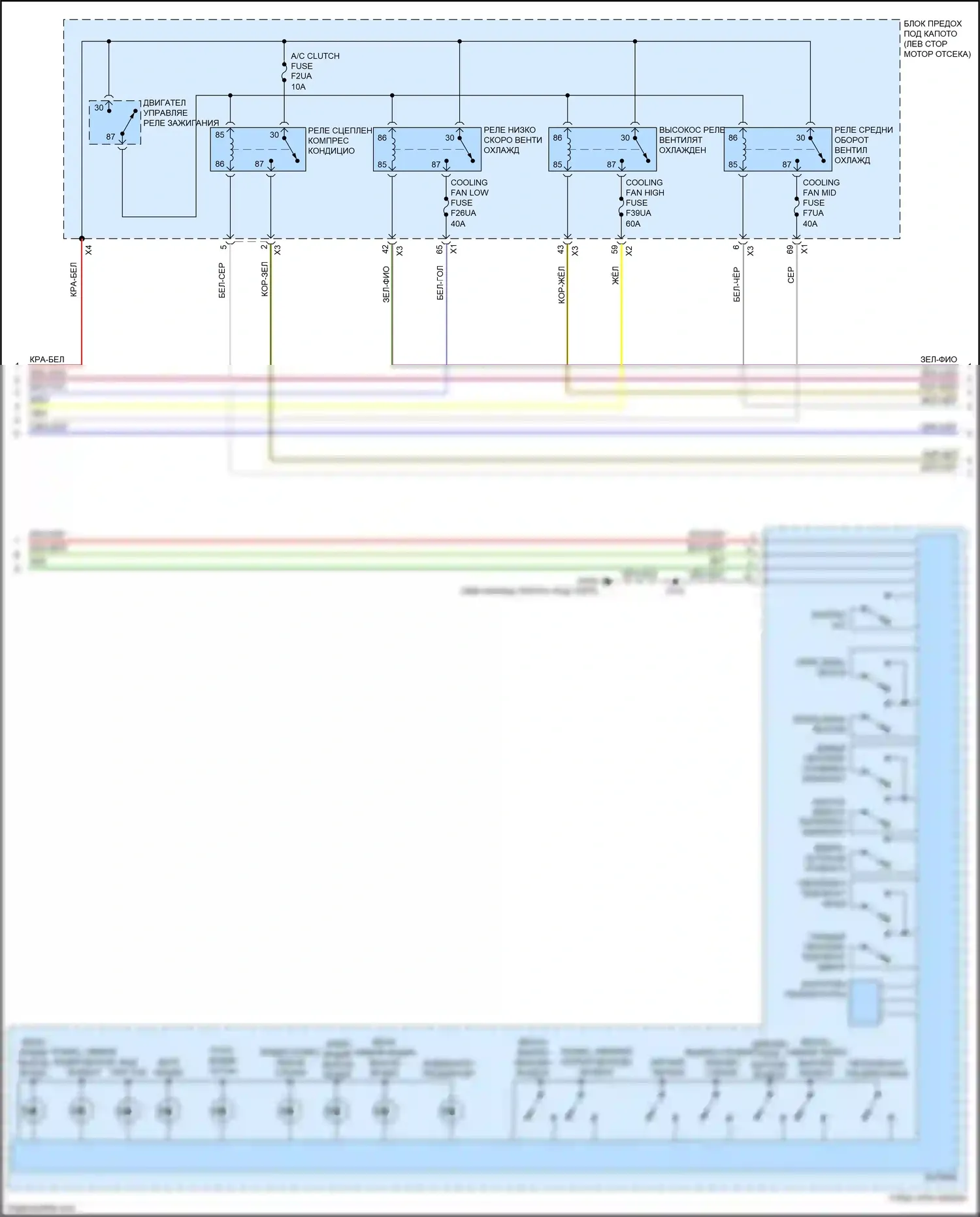 Envista Buick I (2022-2024): Электросхема климат контроля (3 из 5) 