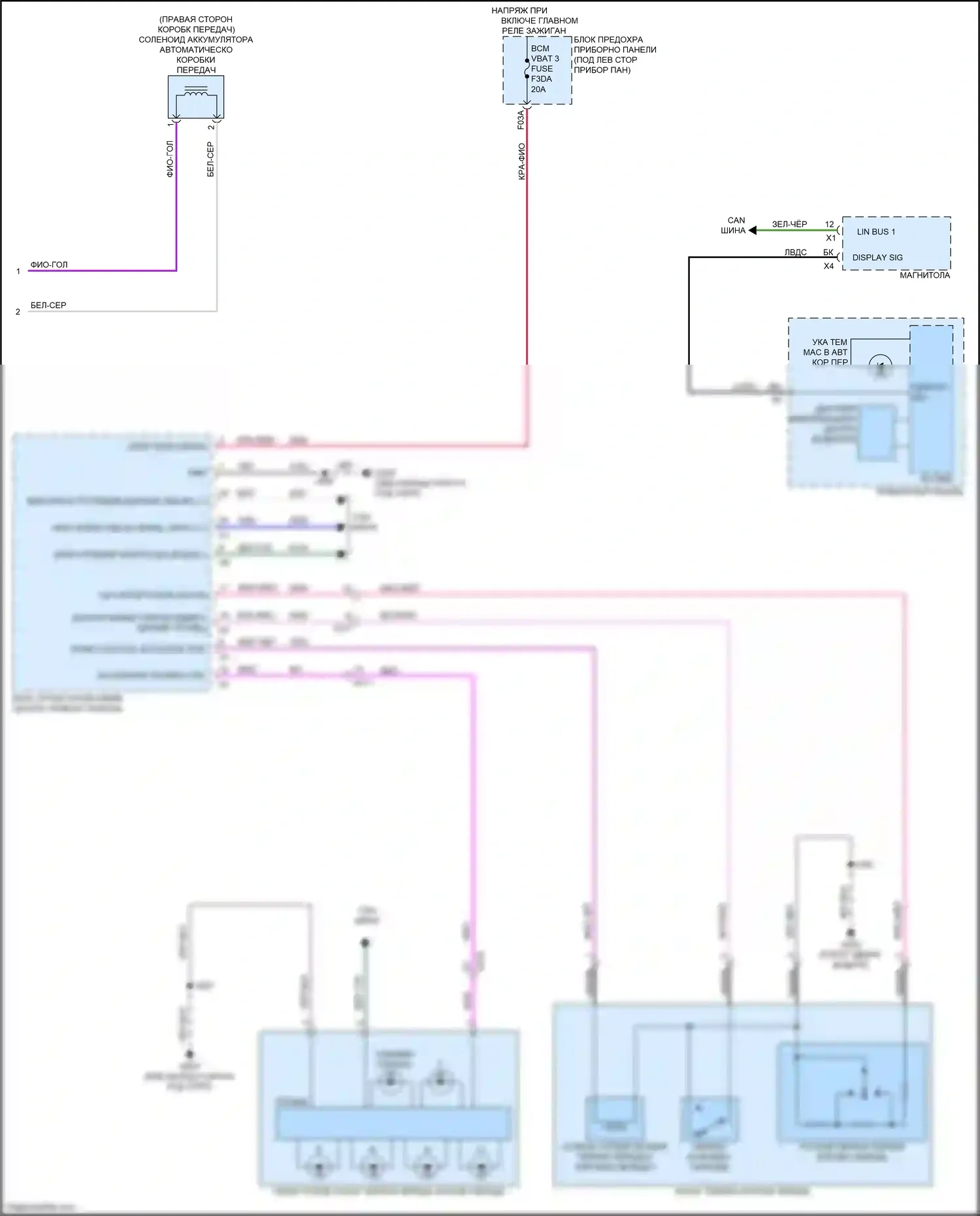 Envista Buick I (2022-2024): Электросхема коробки передач (2 из 2) 