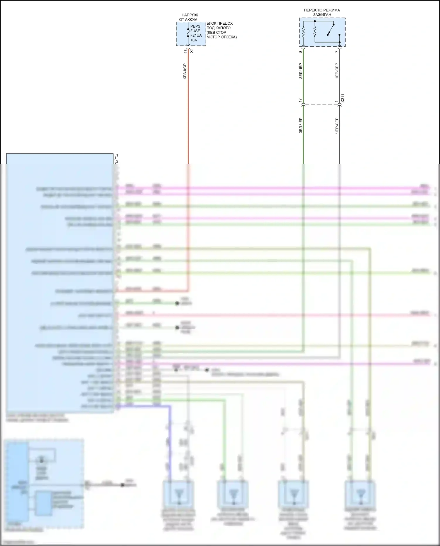 Envista Buick I (2022-2024): Электросхема защиты от взлома (1 из 4) 