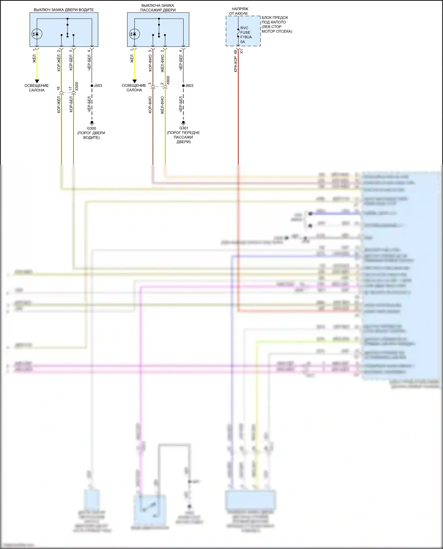 Envista Buick I (2022-2024): Электросхема центрального замка (4 из 4) 