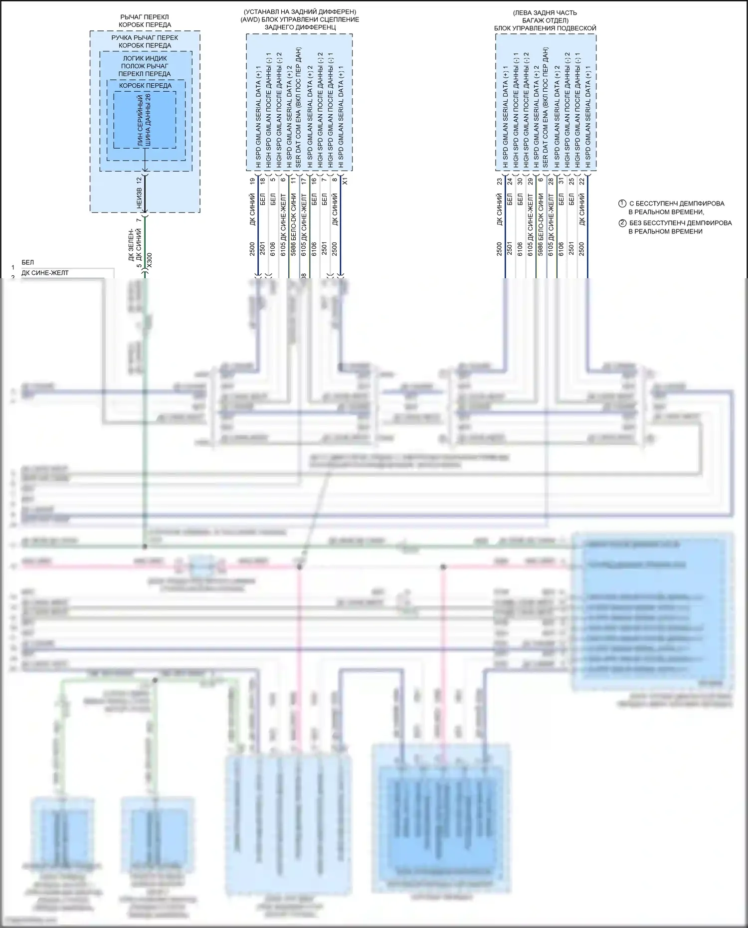 LaCrosse Buick III (2016-2019): Can шина электросхема (6 из 6) 